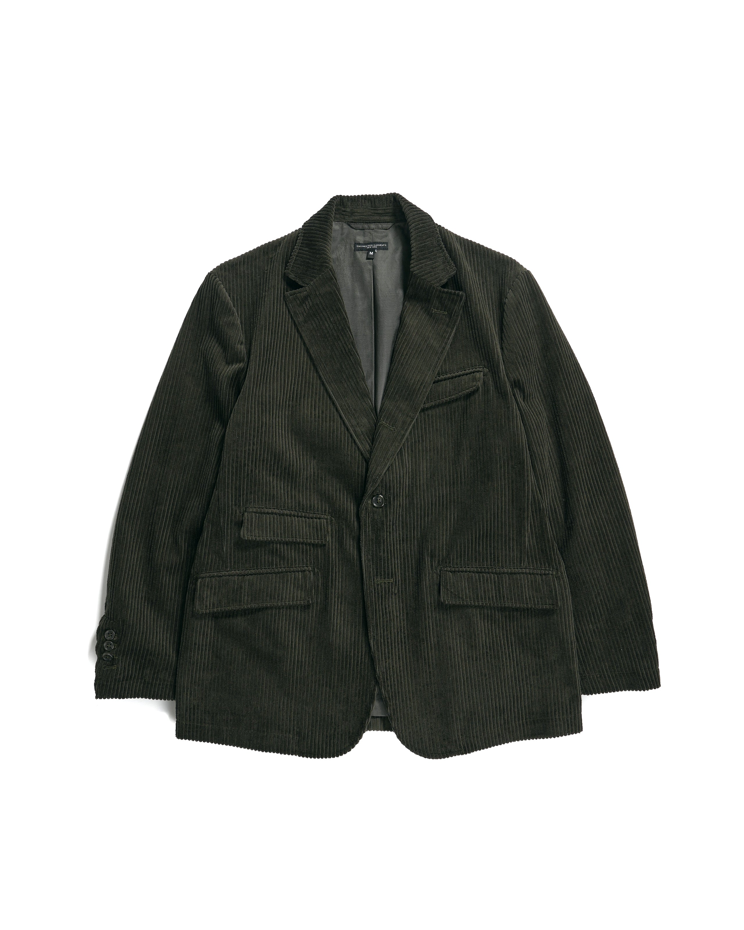 Engineered Garments Andover Jacket - Olive Cotton 4.5W Corduroy