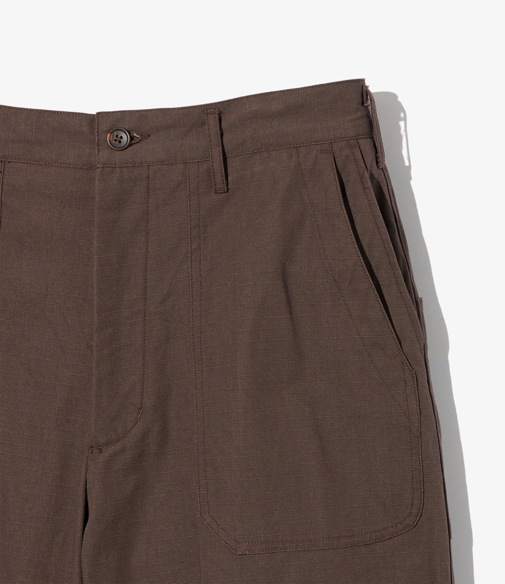 Security Pant – Dark Brown Heavy Ripstop Cotton