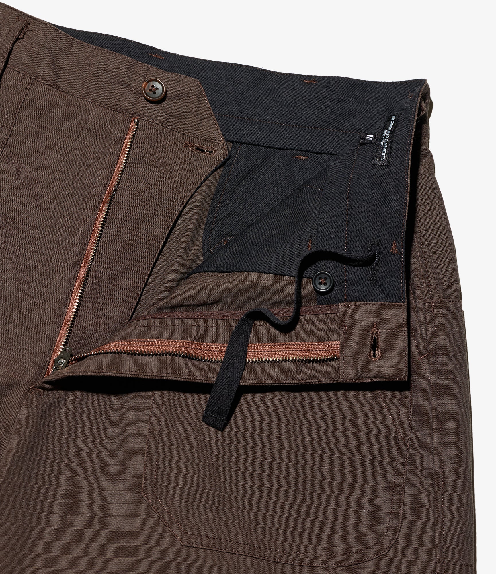 Security Pant – Dark Brown Heavy Ripstop Cotton