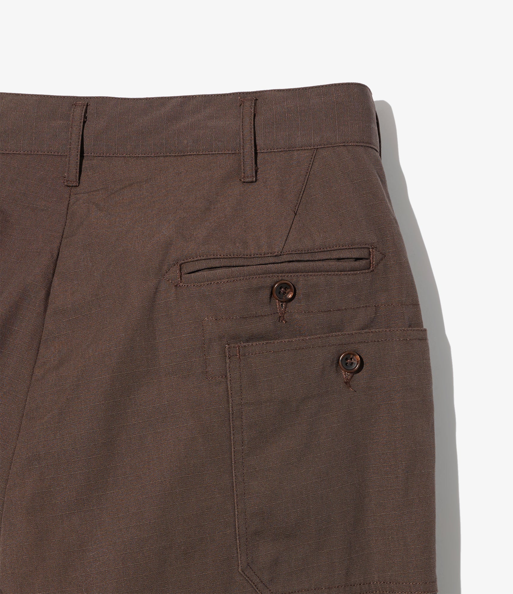 Security Pant – Dark Brown Heavy Ripstop Cotton
