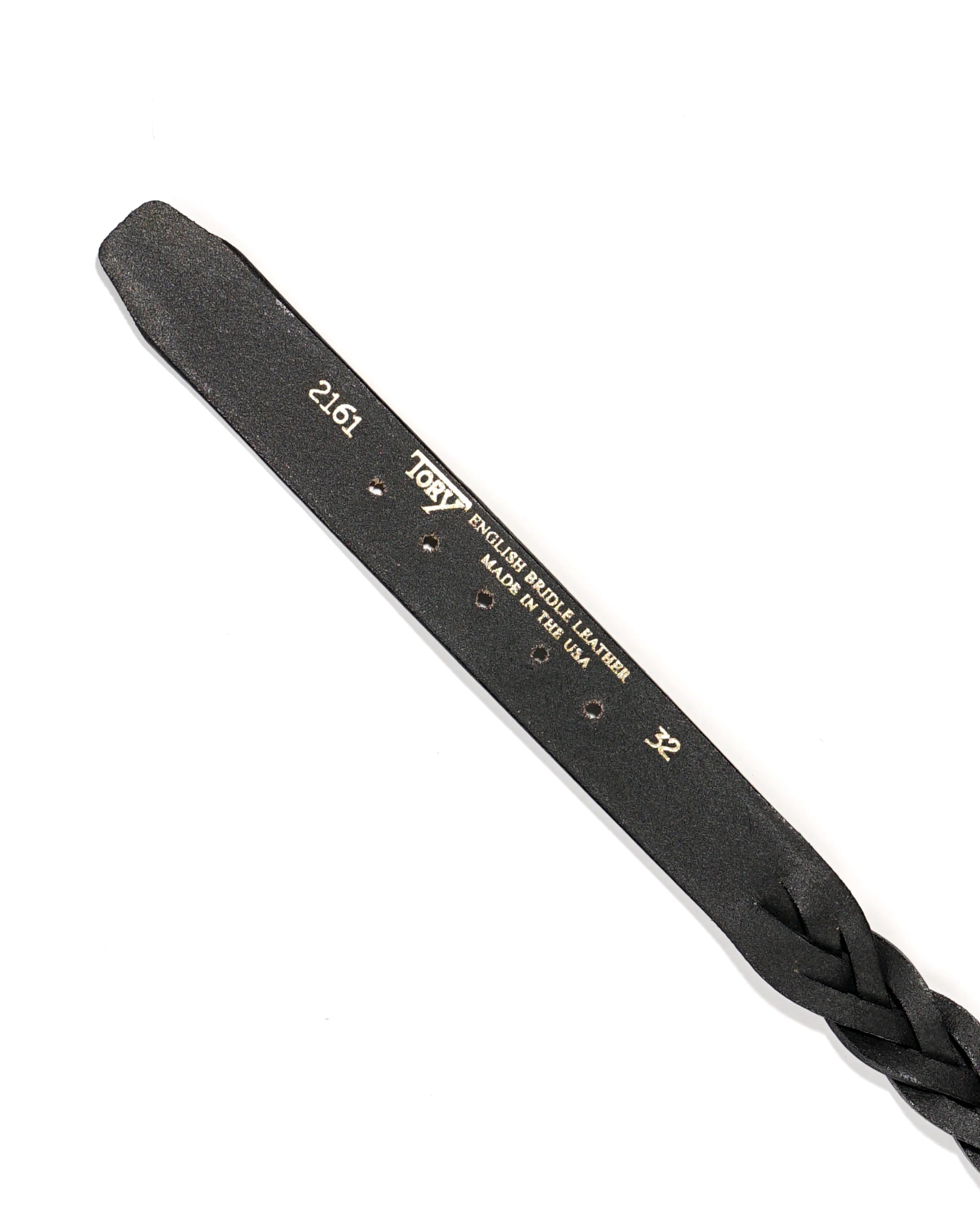 1 1/4" Braided Belt - Black