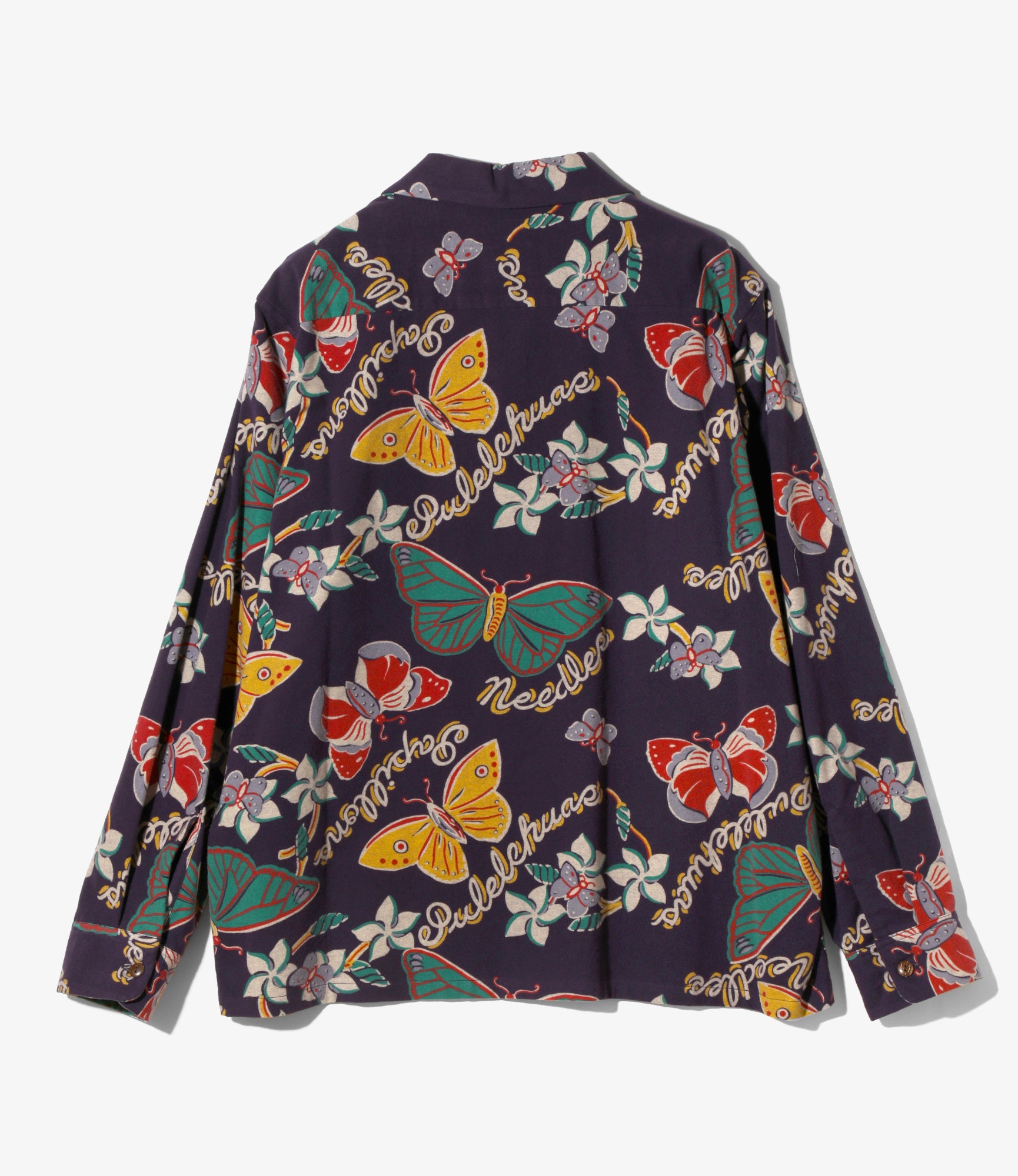 Flannel Printed Shirt – Navy