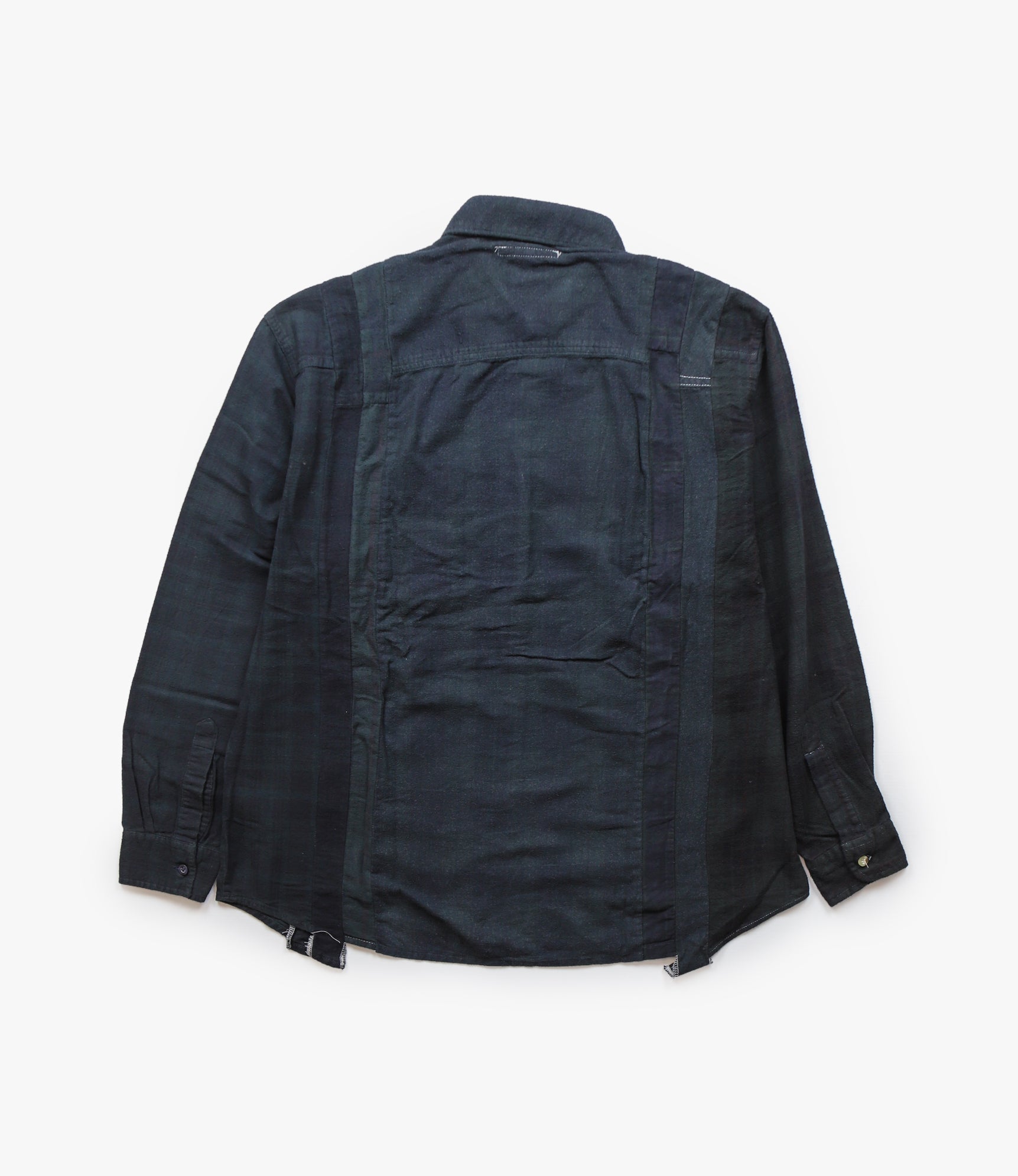 7 Cuts Shirt – Black Overdyed Flannel