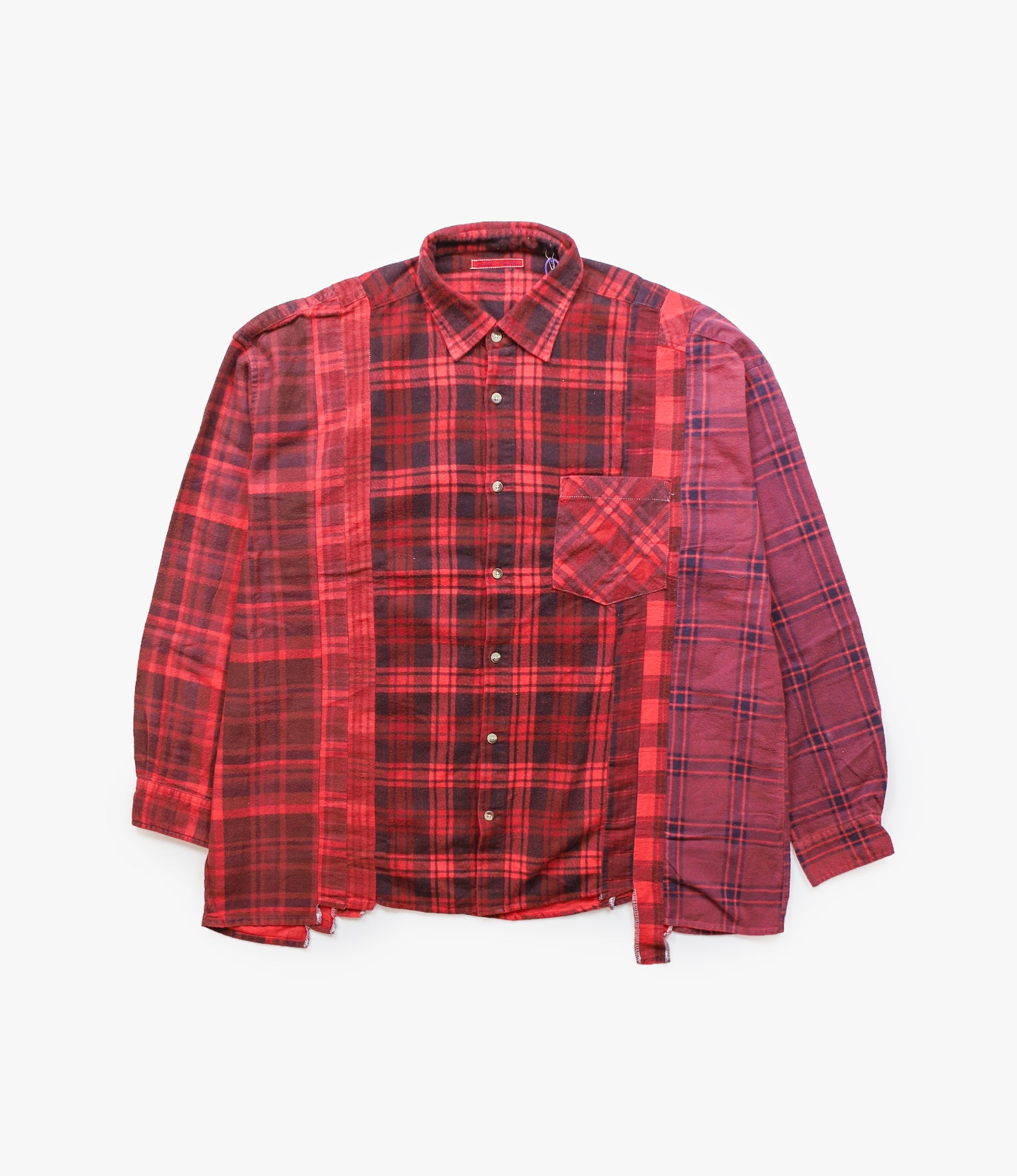 7 Cuts Shirt – Red Overdyed Flannel