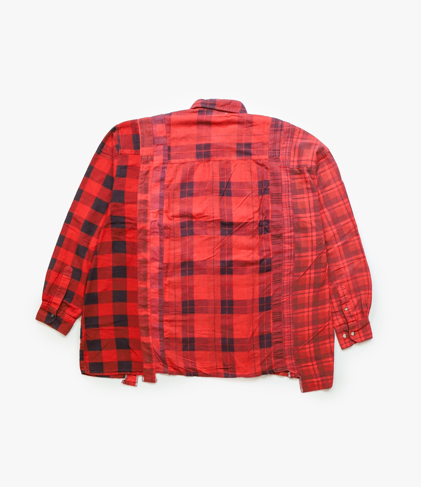 7 Cuts Shirt – Red Overdyed Flannel