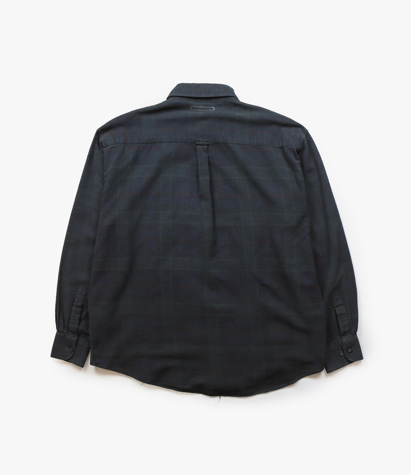 Ribbon Shirt – Black Overdyed Flannel