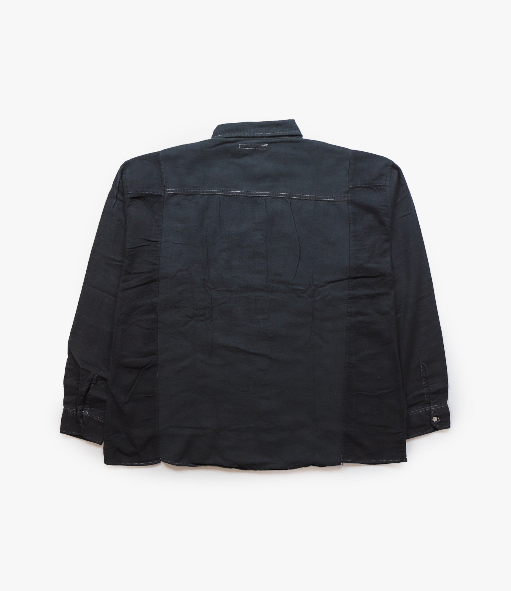 Ribbon Shirt – Black Overdyed Flannel