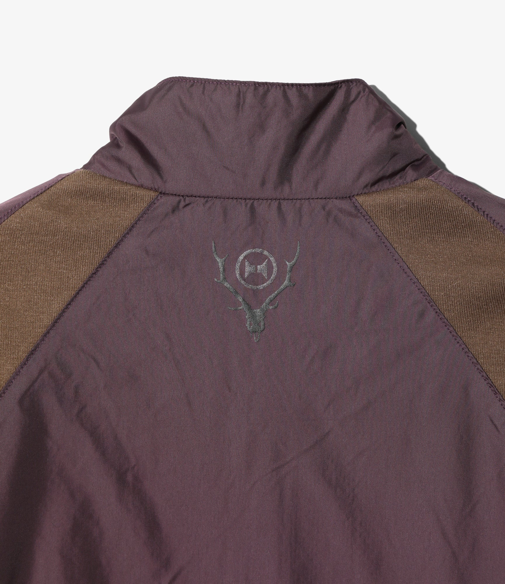 Track Jacket – Bordeaux Nylon Taffeta