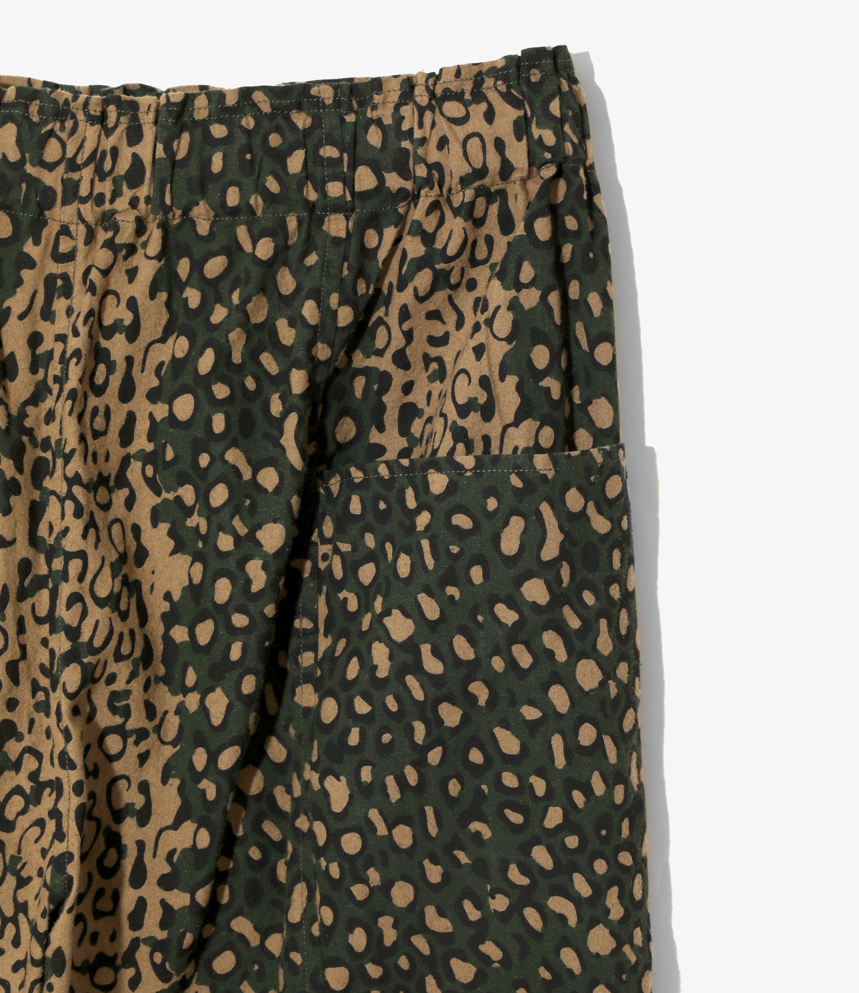 Army String Pant – Leopard Print Flannel