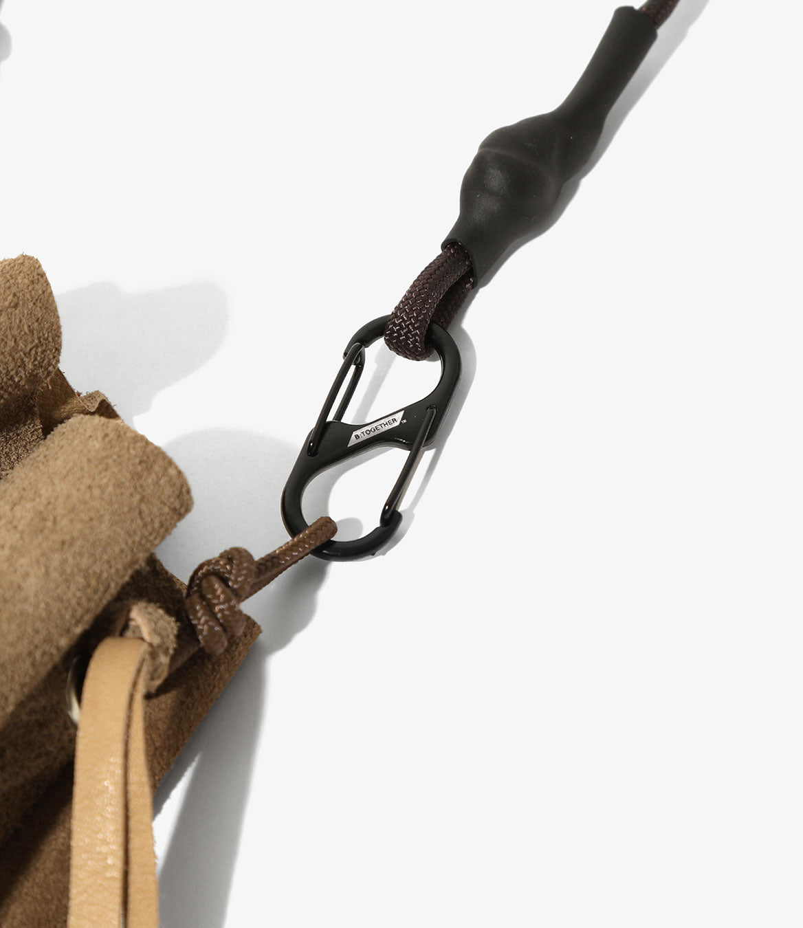 Kinchaku Pouch – Beige Leather