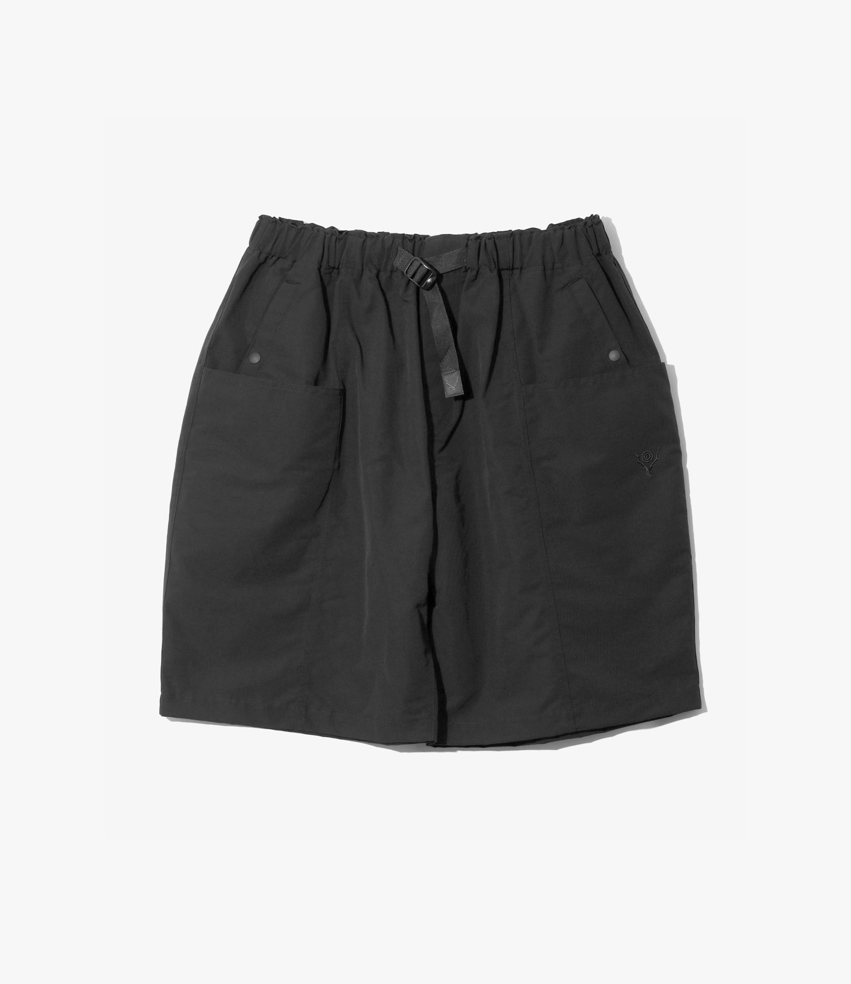 Belted Centre Seam Short – Black Grosgrain