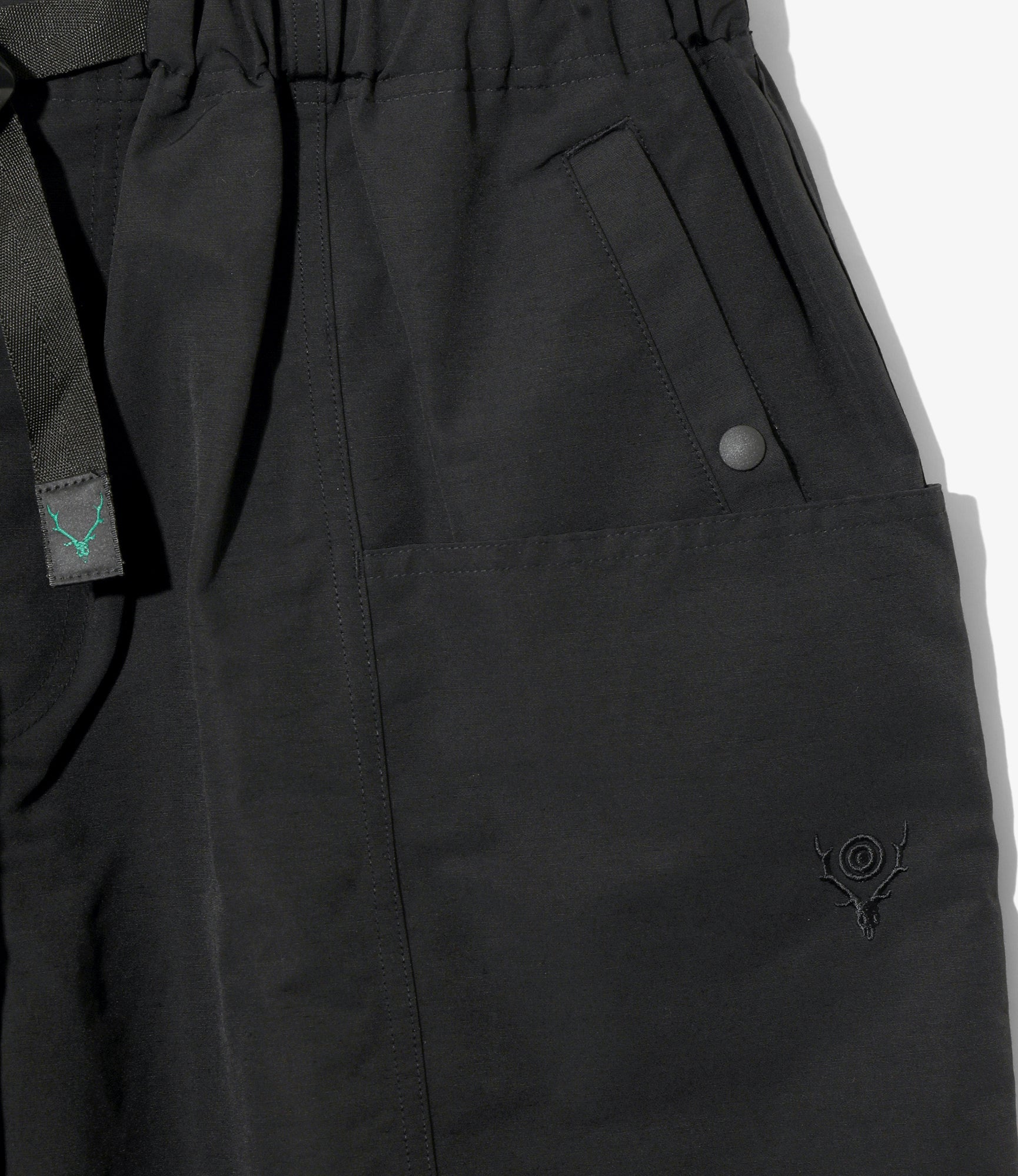 Belted Centre Seam Short – Black Grosgrain