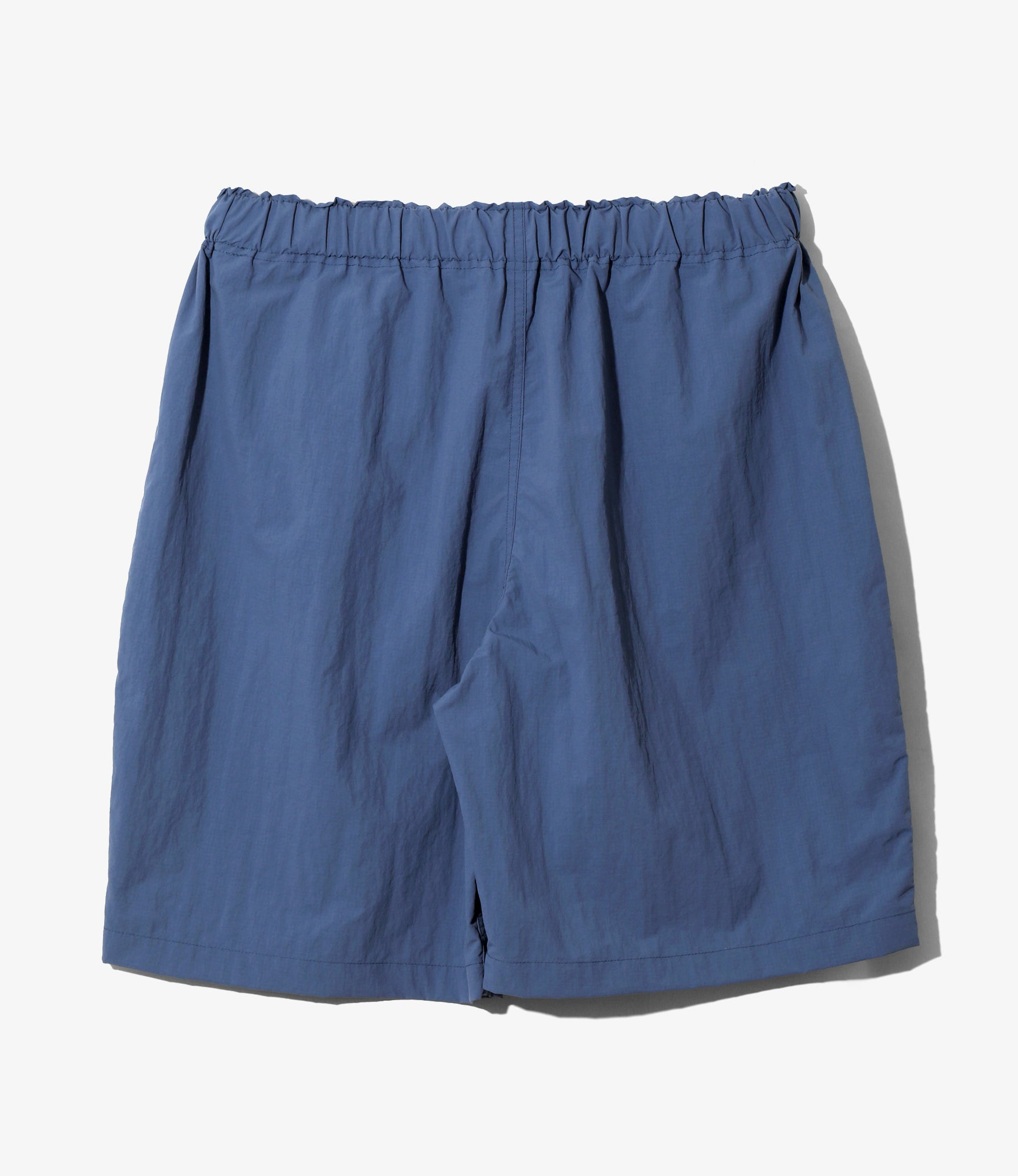 Belted Centre Seam Short – Blue Ripstop Nylon