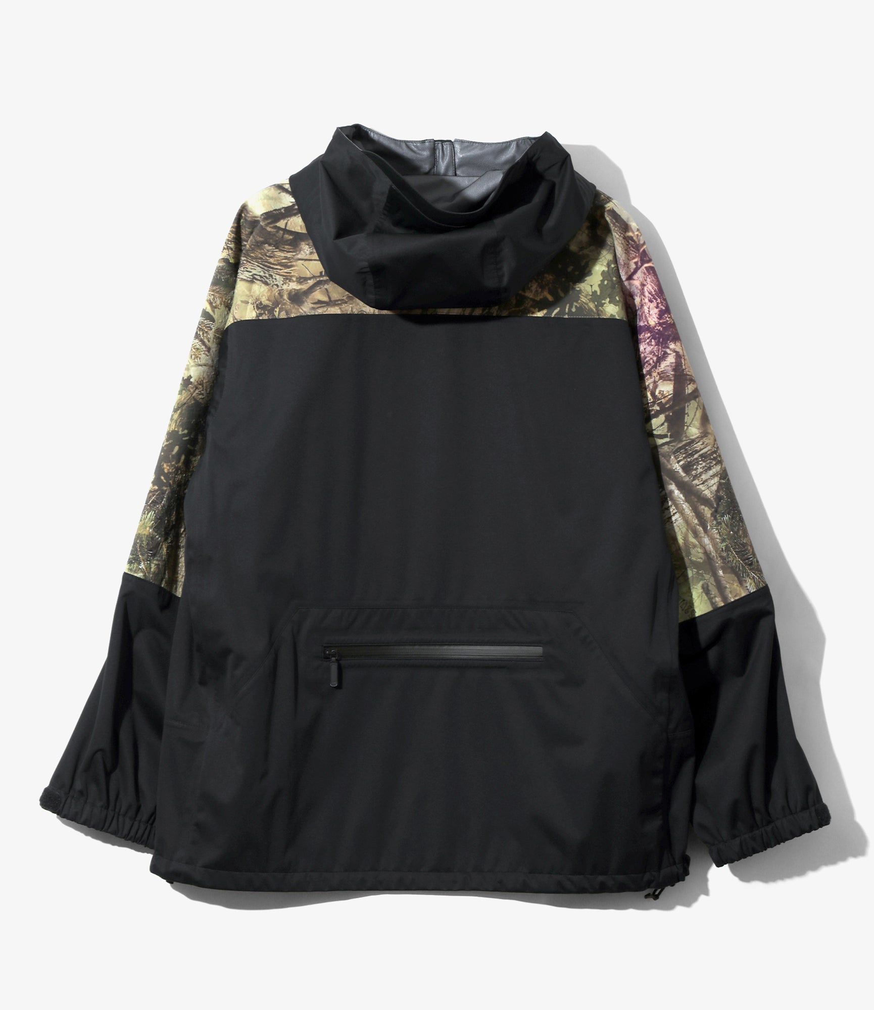 Mountain Parka – Black/Camo Combo Nylon Tussah