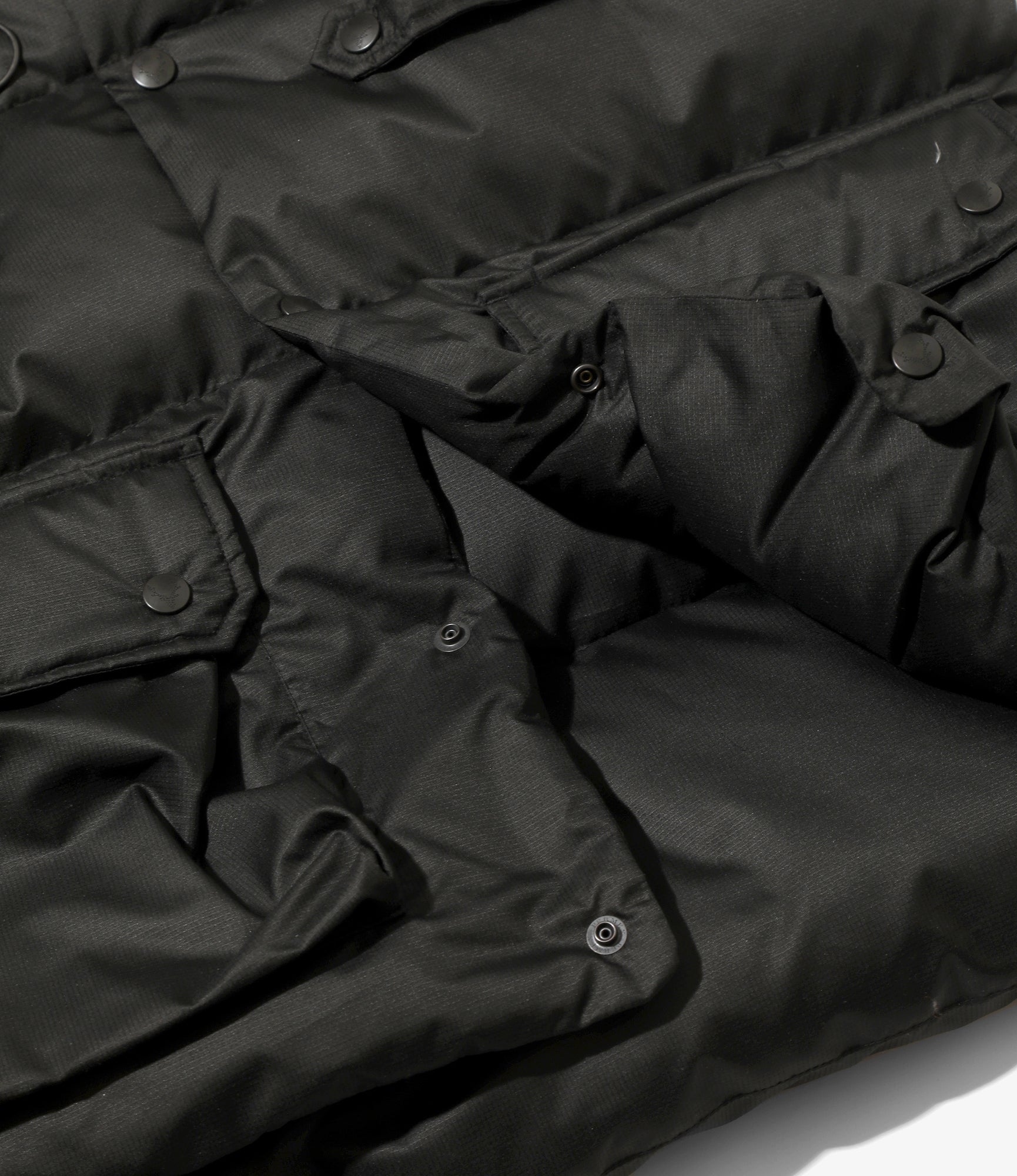 River Trek Down Vest – Black Ripstop