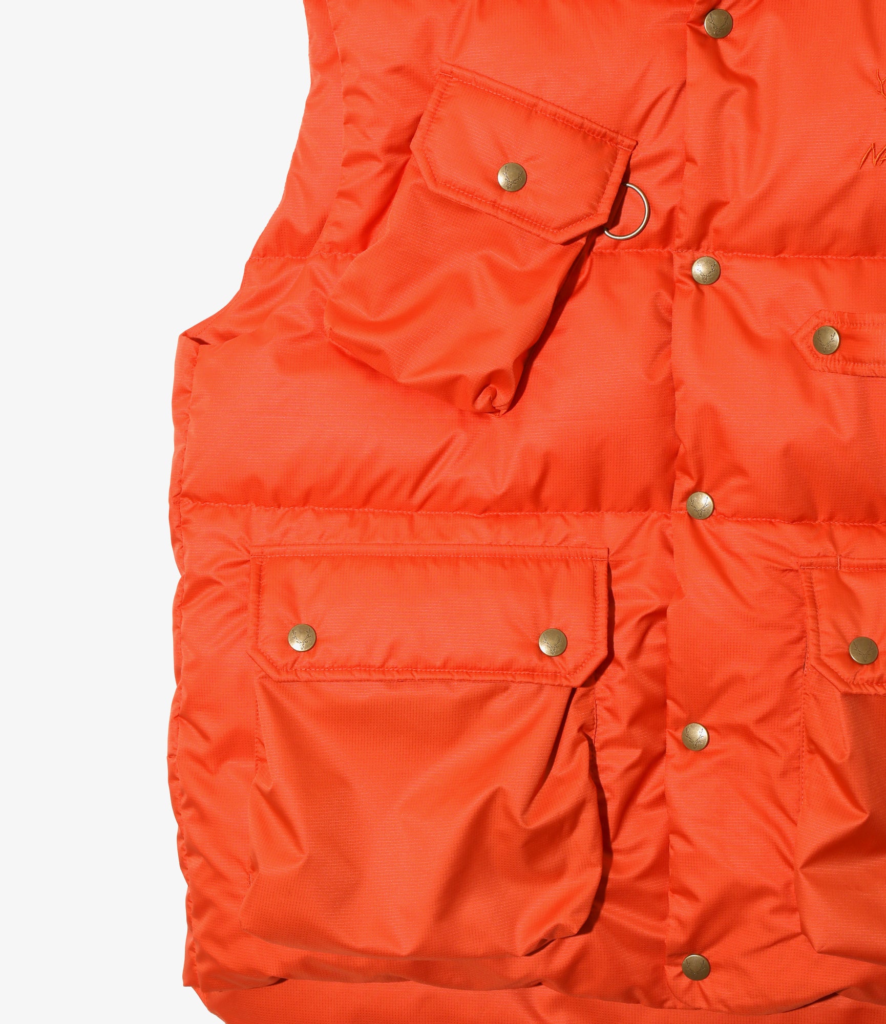 River Trek Down Vest – Orange Ripstop