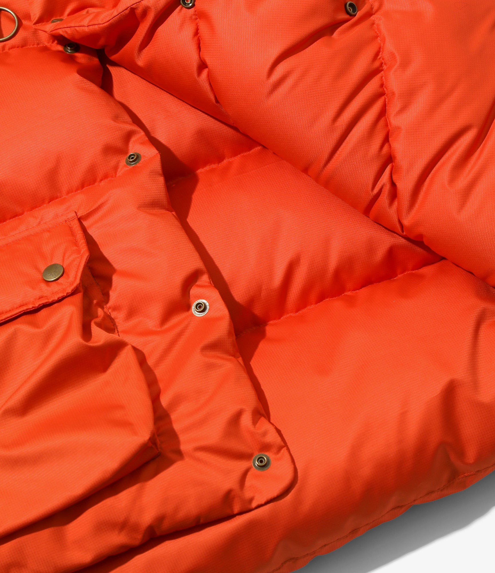 River Trek Down Vest – Orange Ripstop