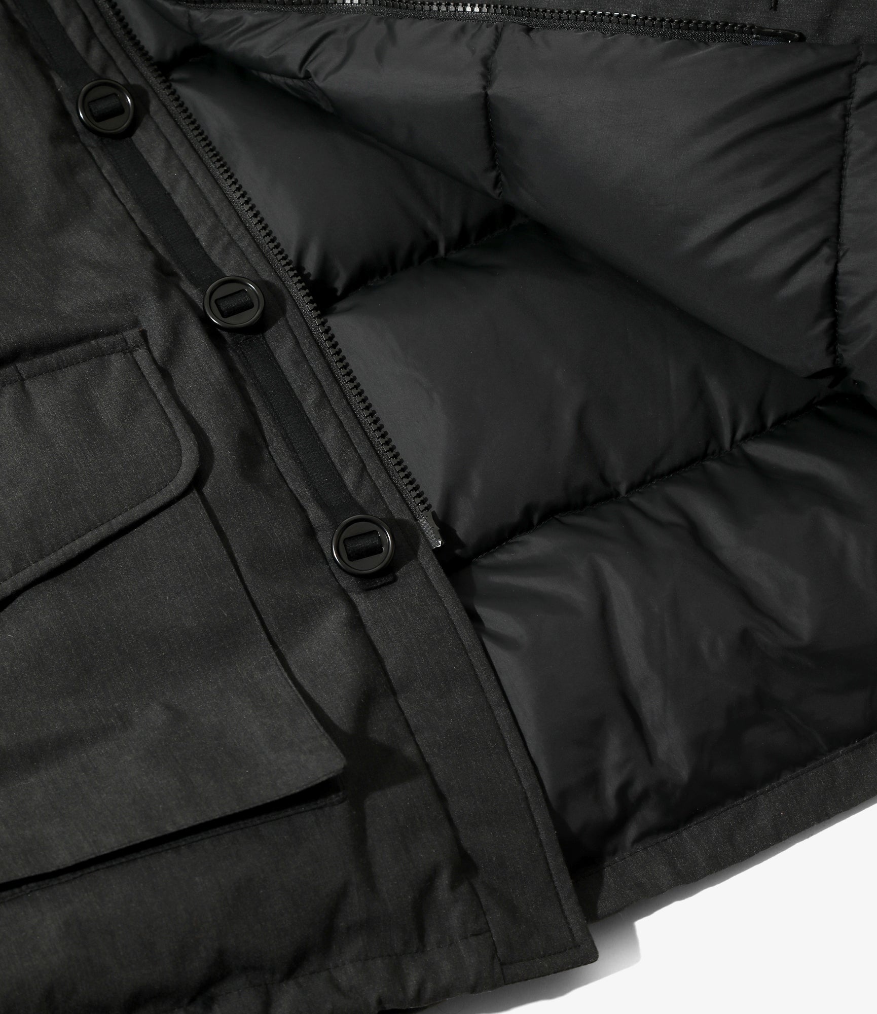 Tenkara Down Jacket – Black HINOC
