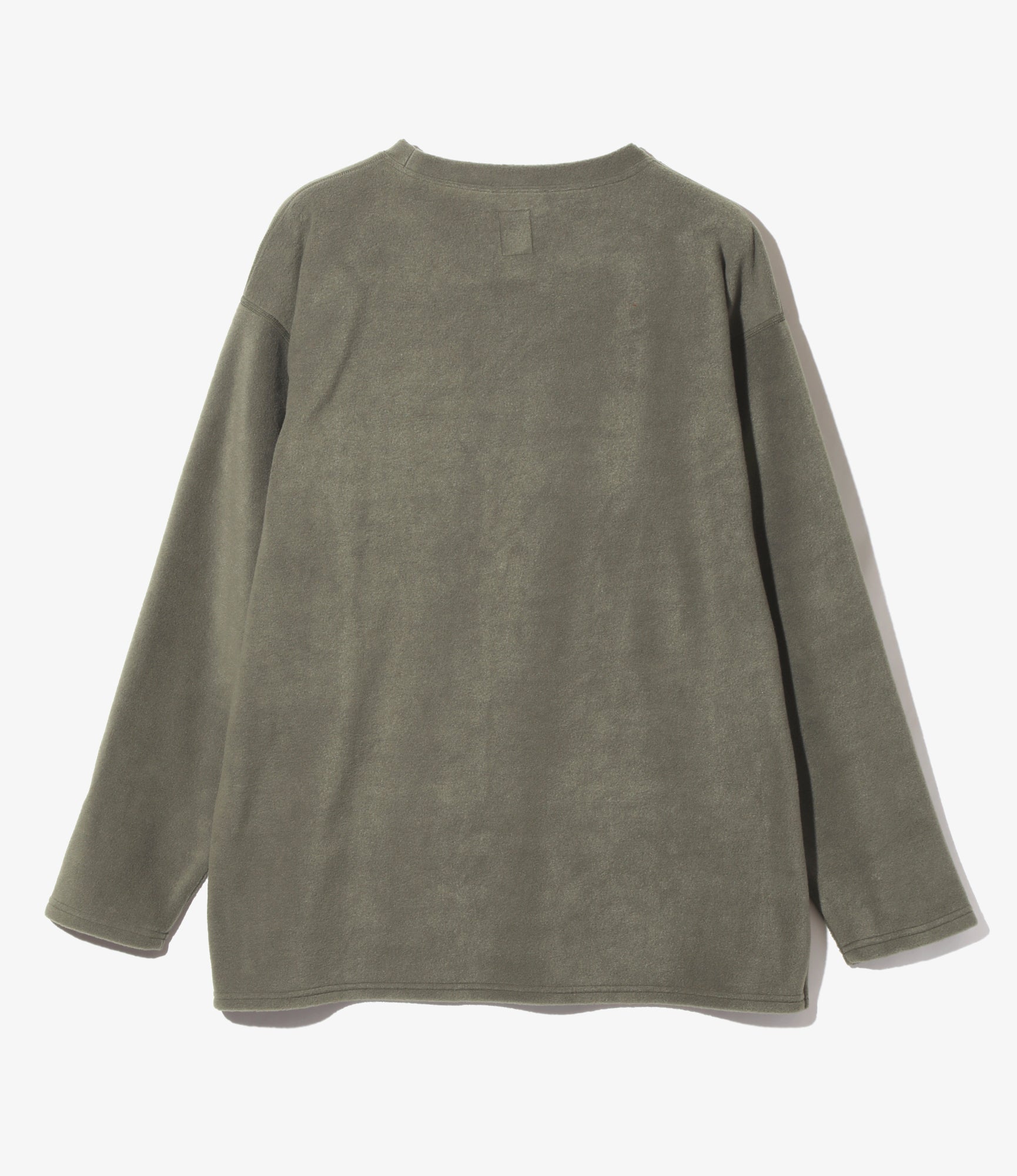 SS Crew Neck Shirt – Olive Poly Fleece