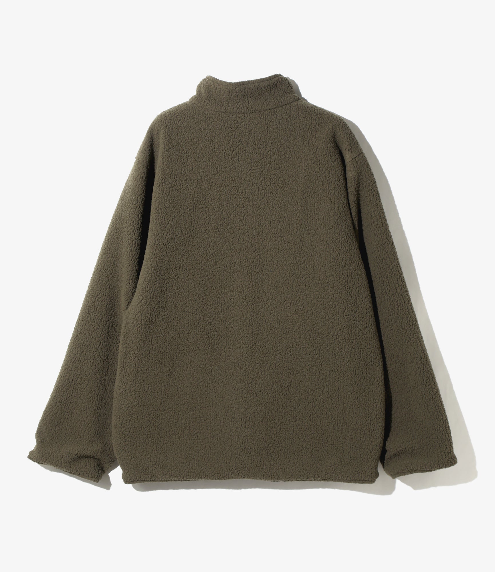 Reversible Jacket – Olive Fleece / Charcoal Ripstop