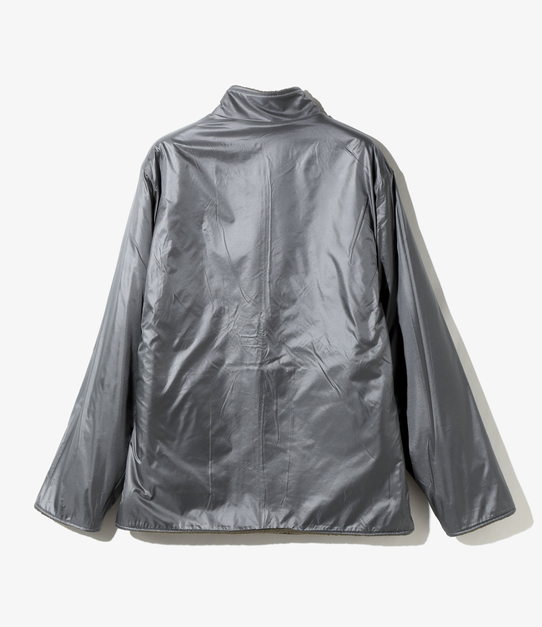 Reversible Jacket – Olive Fleece / Charcoal Ripstop