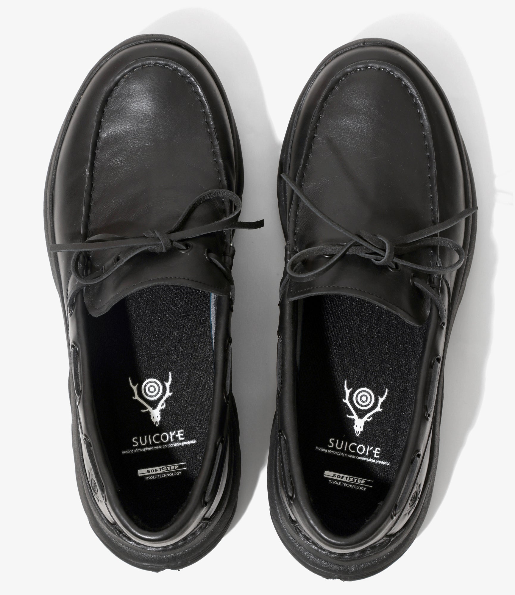 Camp Moccasin – Black Leather / eVent
