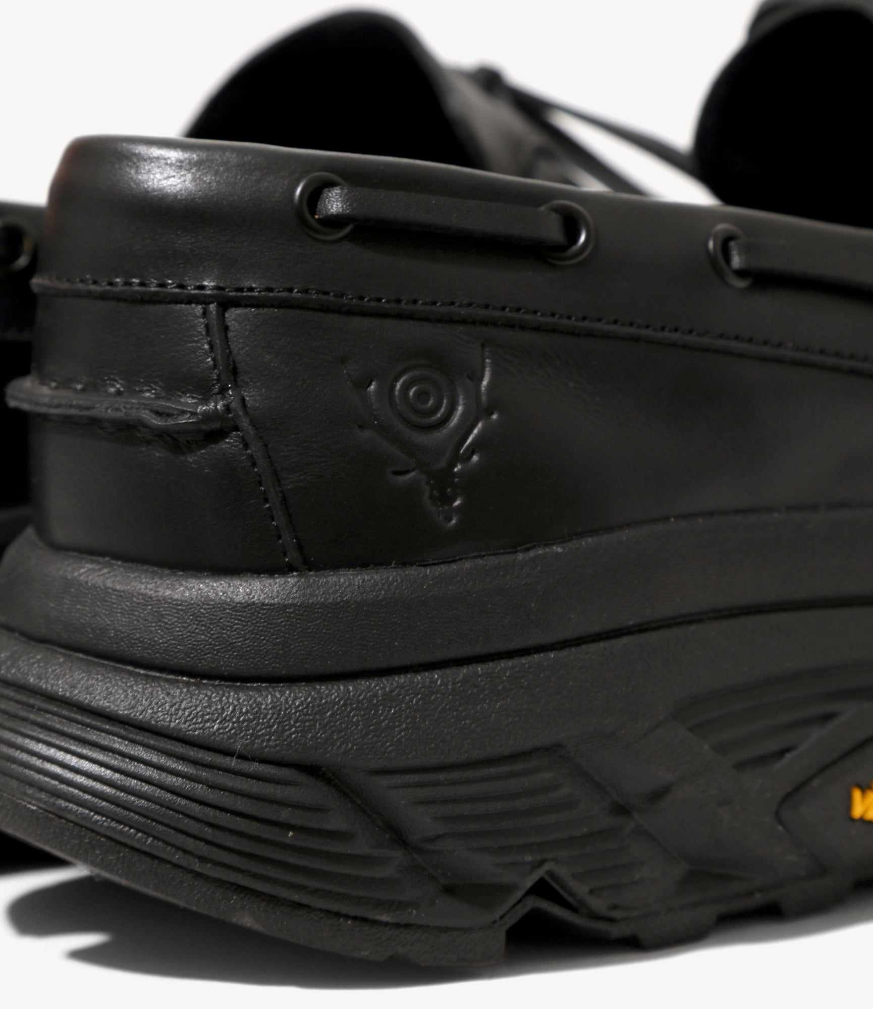 Camp Moccasin – Black Leather / eVent