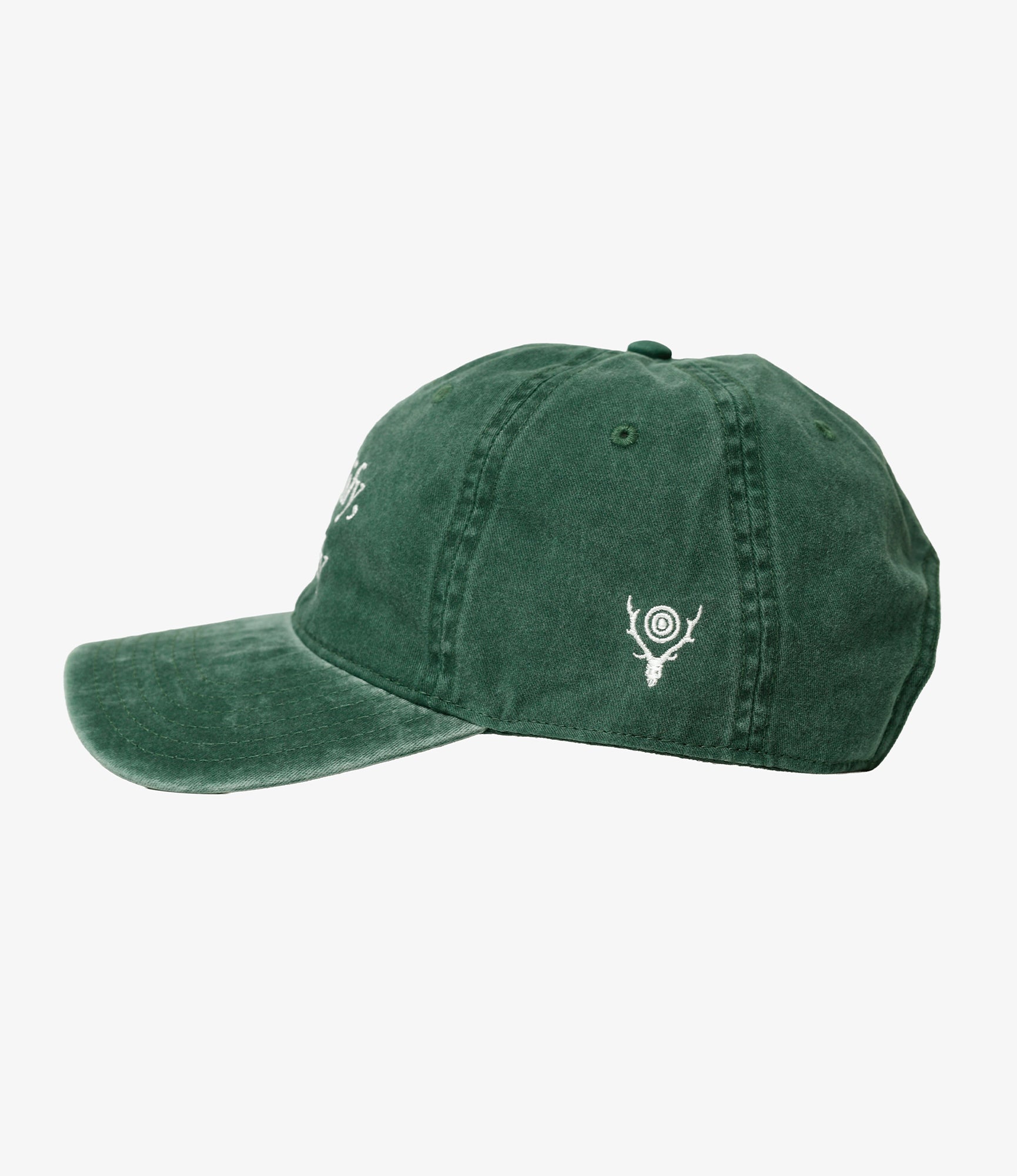 Strap Back Cap – Green 'Simplify' Embroidery