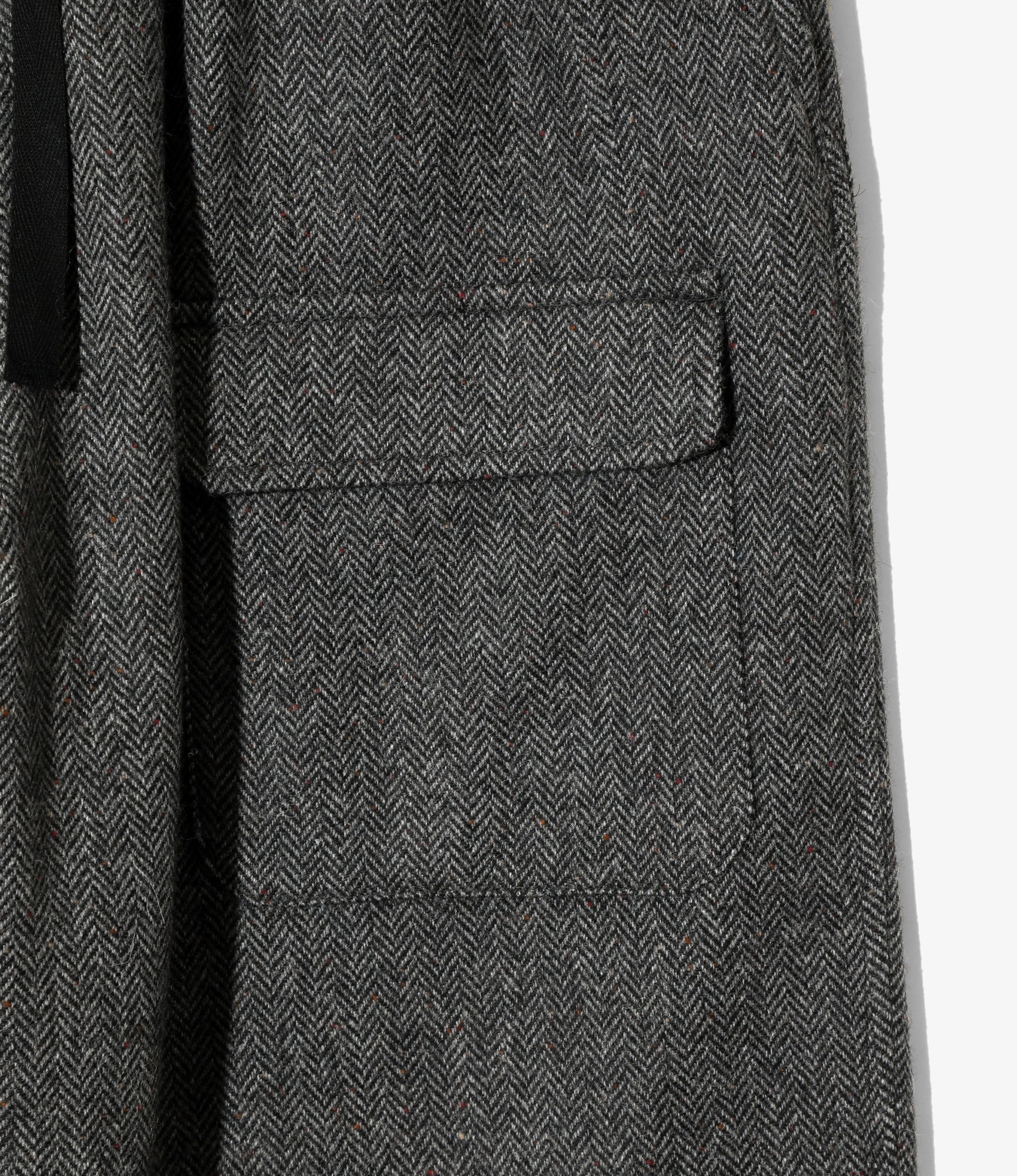 String Balloon Pant – Grey Nep Tweed