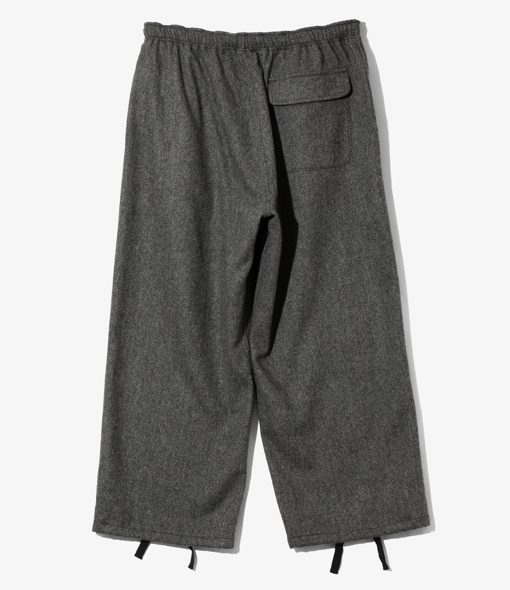 String Balloon Pant – Grey Nep Tweed