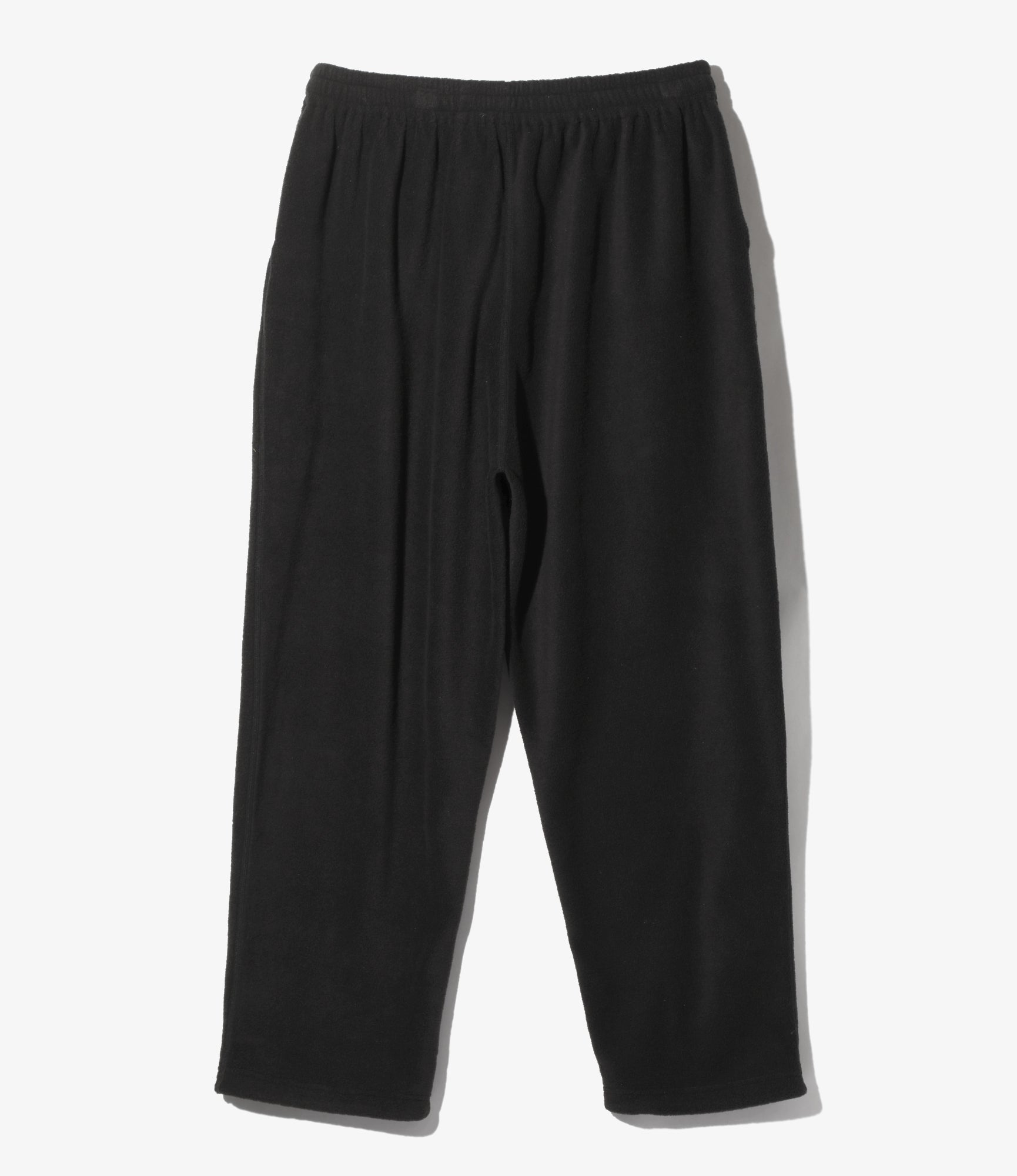 String Centre Seam Pant – Black Poly Fleece