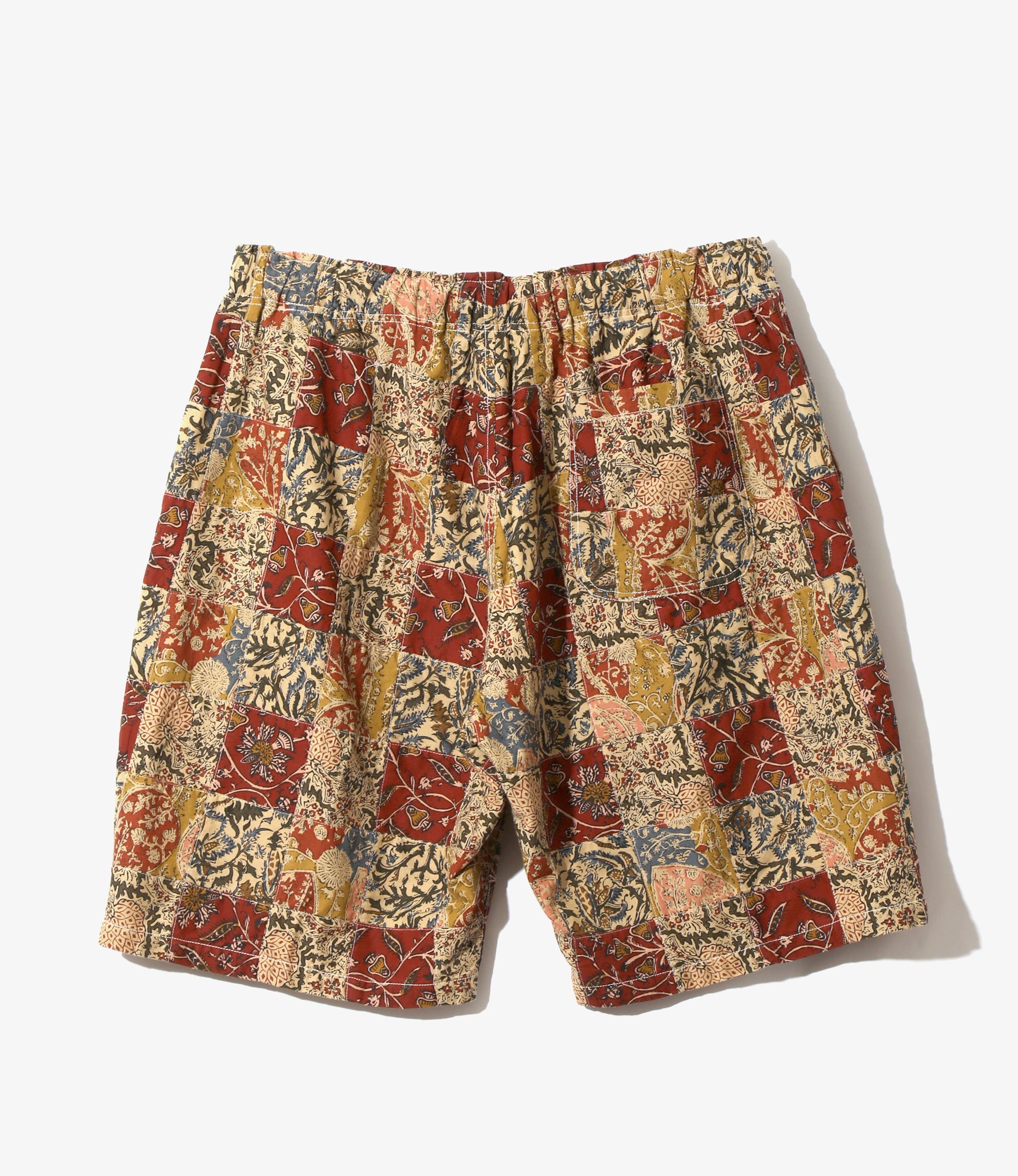 String Slack Short – Patchwork Batik Print