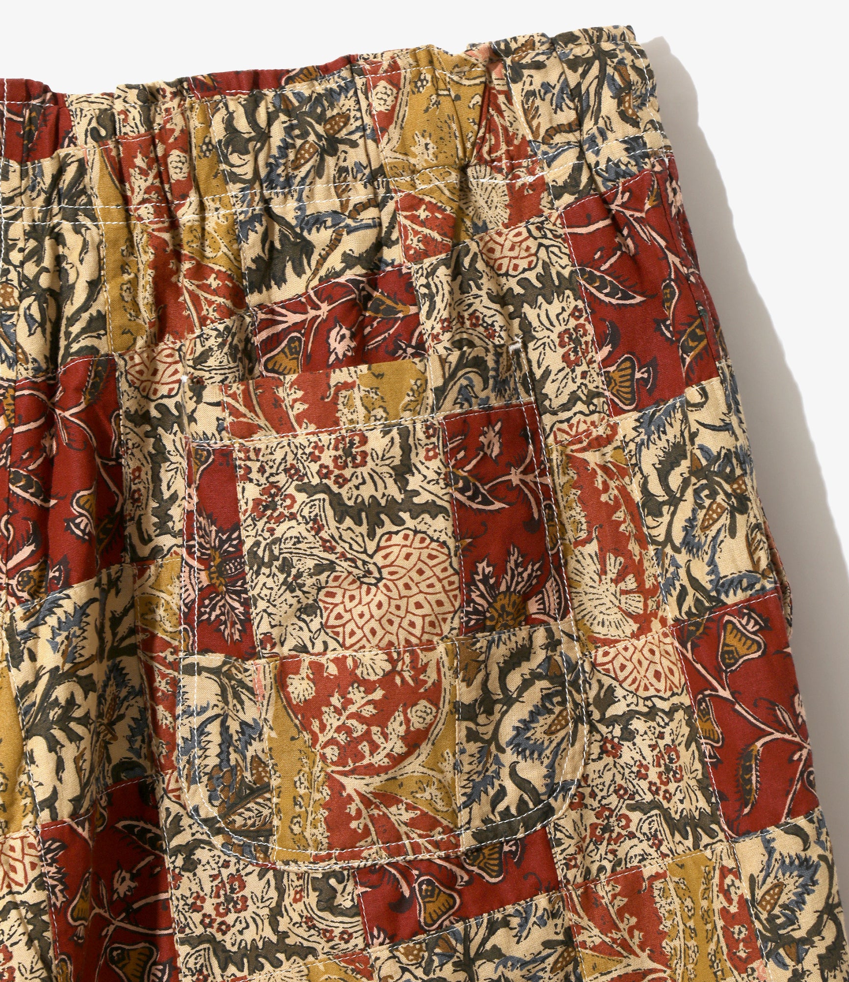 String Slack Short – Patchwork Batik Print