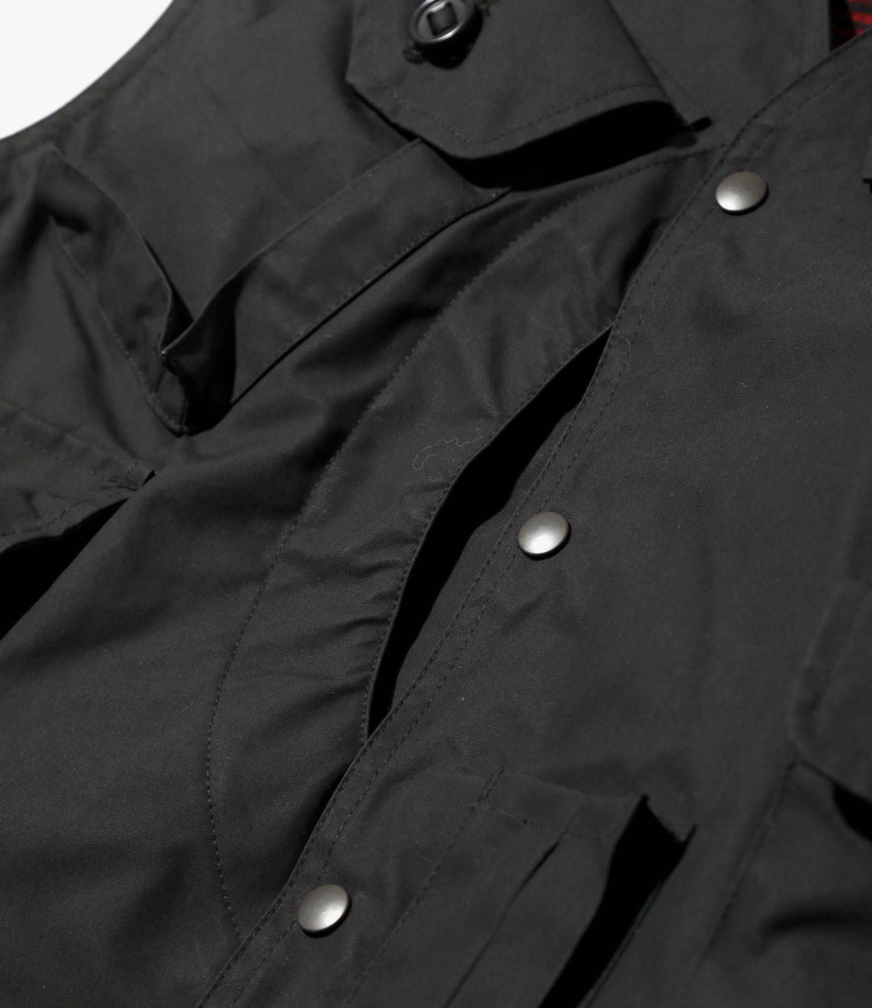 Tenkara Vest – Black Waxed Cotton