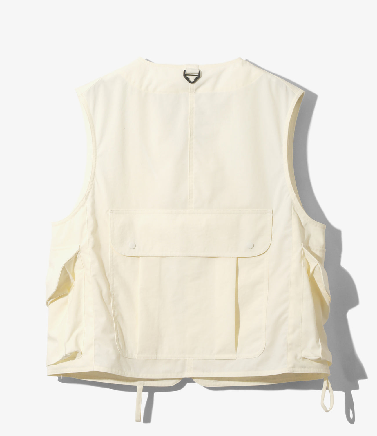 Tenkara Vest – Ivory Nylon Oxford Cloth