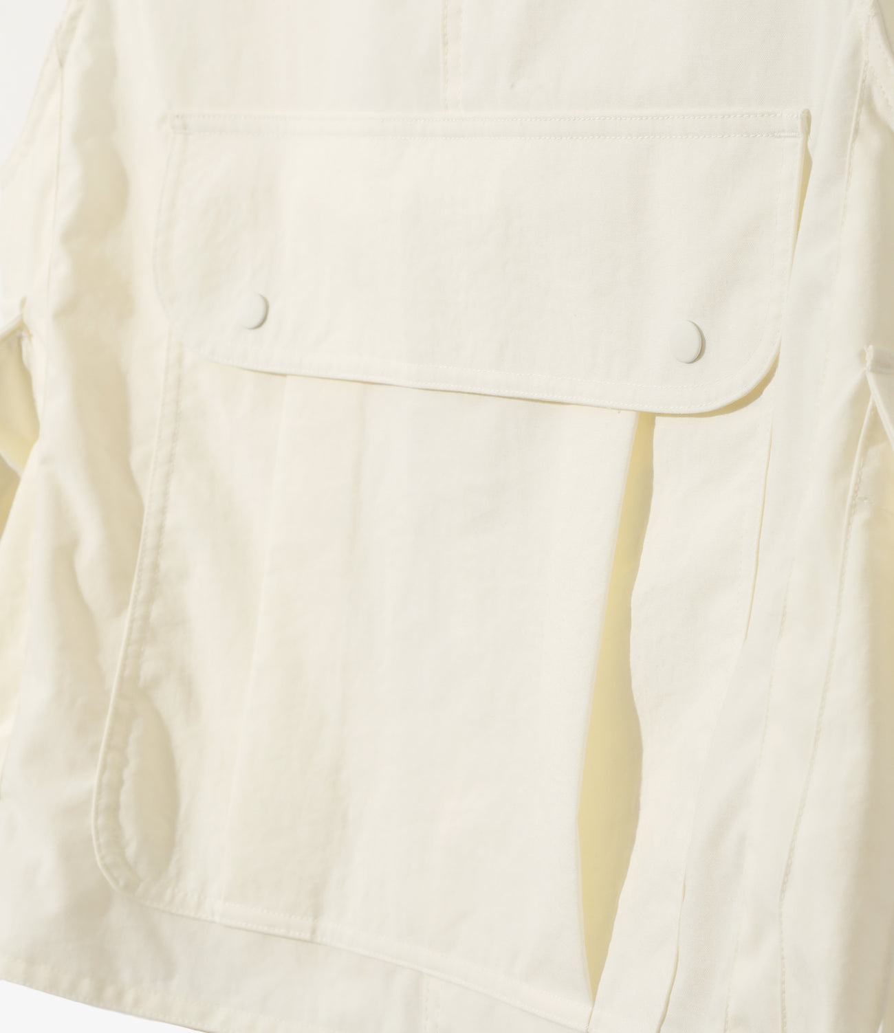 Tenkara Vest – Ivory Nylon Oxford Cloth