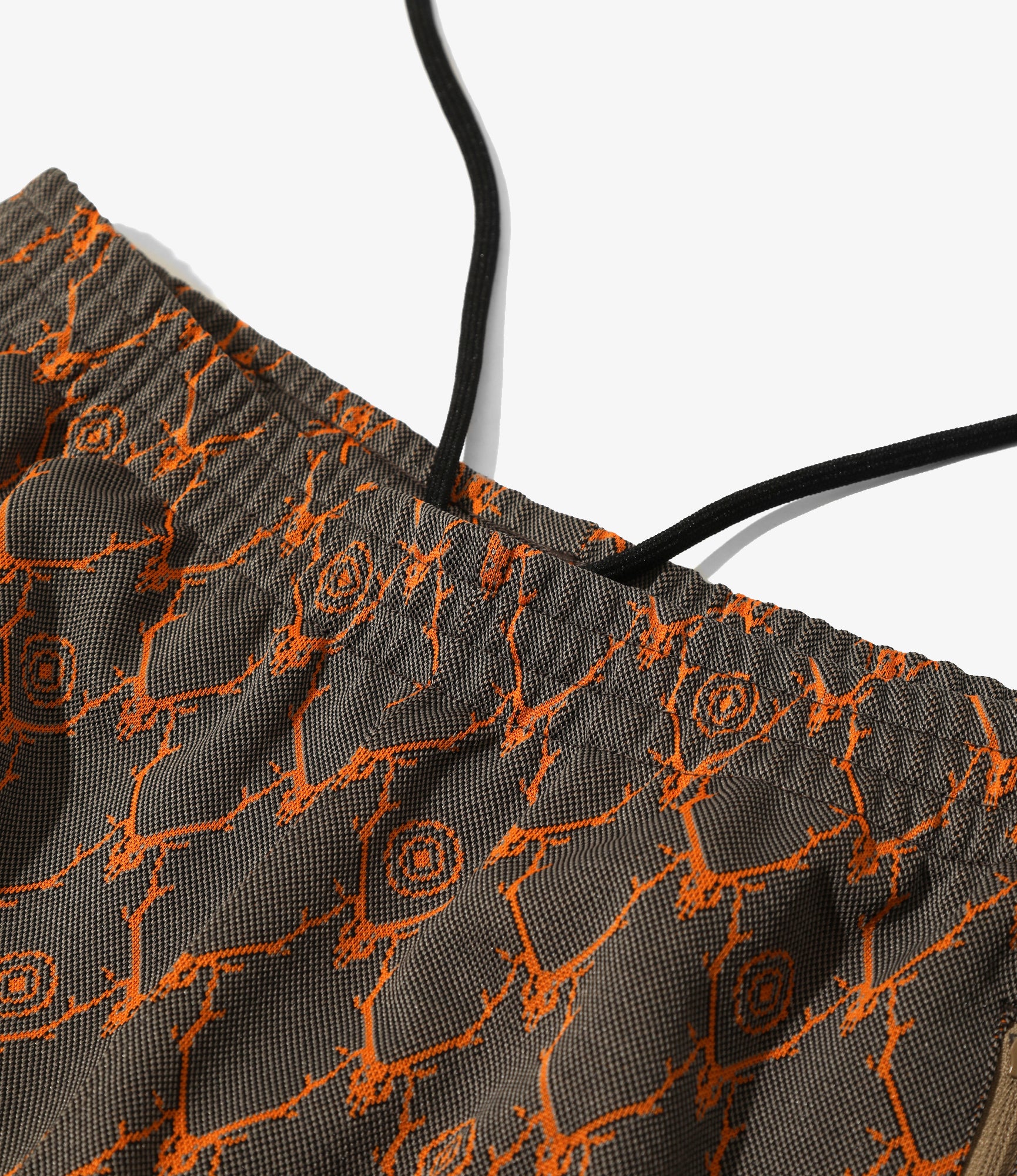 Trainer Pant – Orange Skull & Target Jacquard