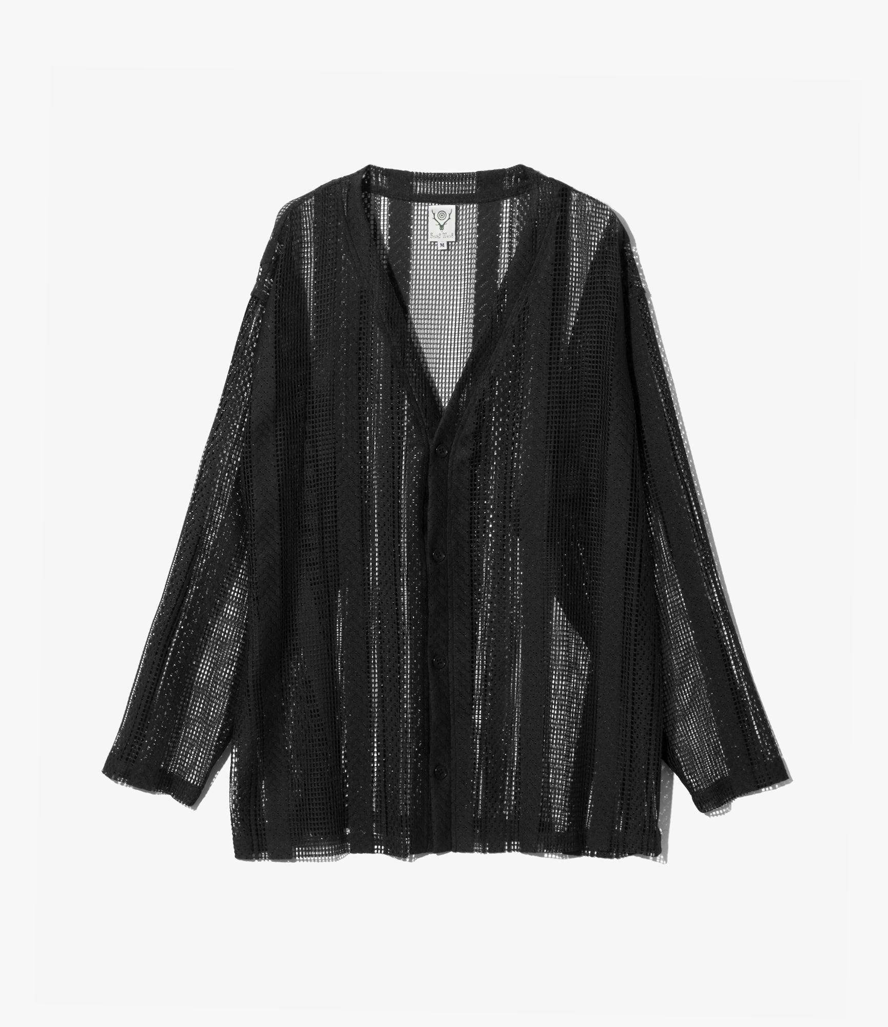 V-Neck Cardigan – Black Lace