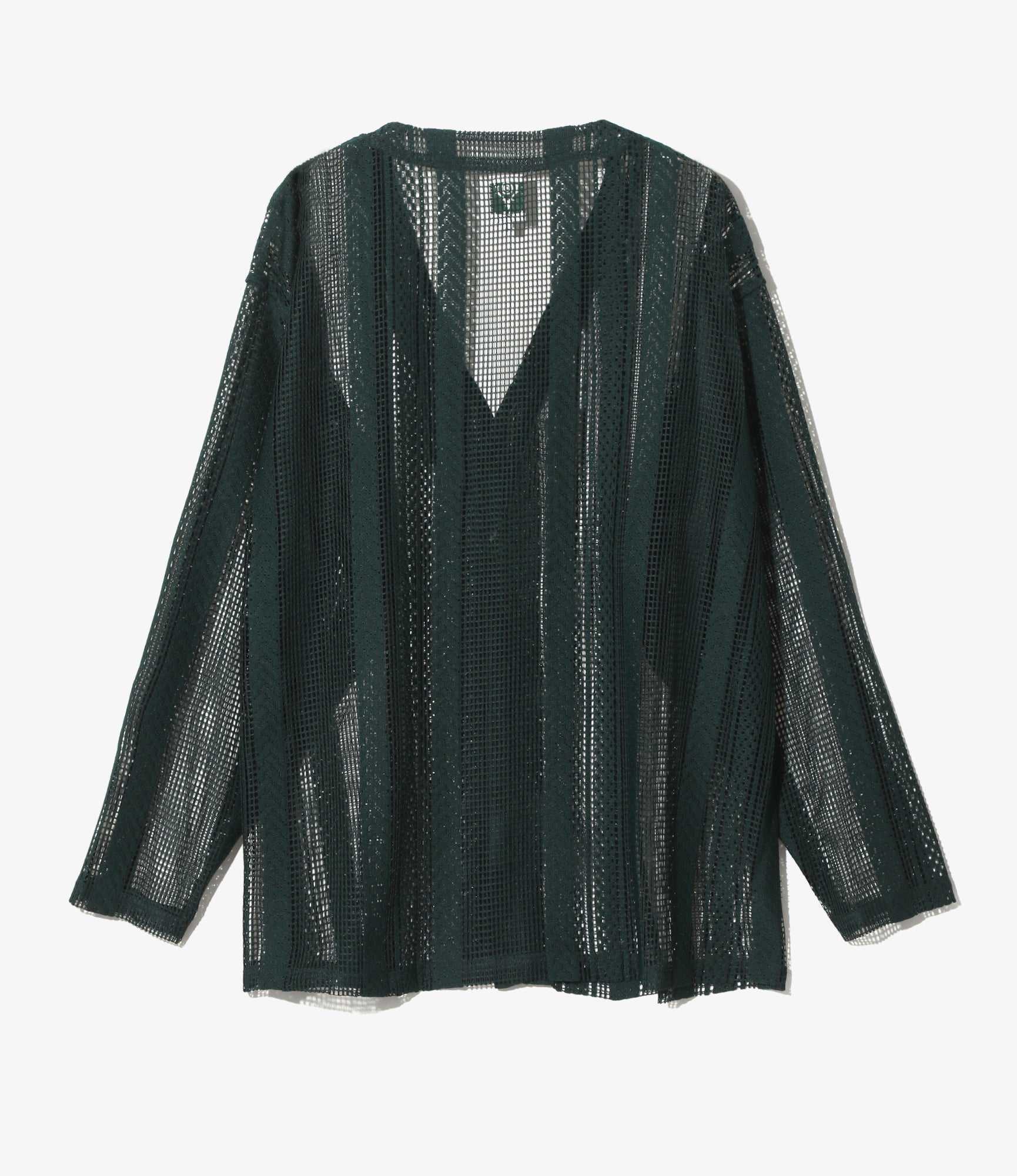 V-Neck Cardigan – Green Lace