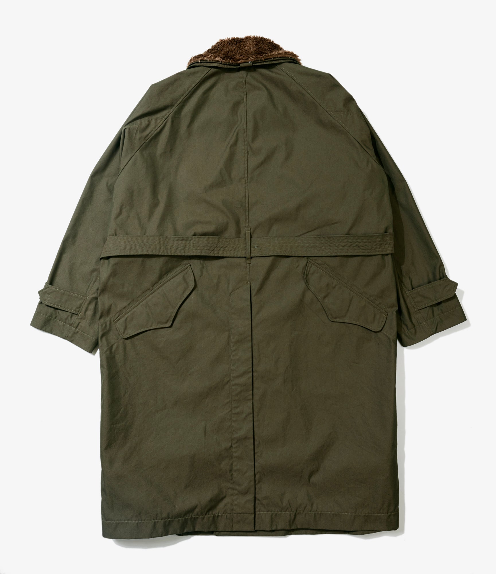 Storm Coat – Olive Weather Poplin