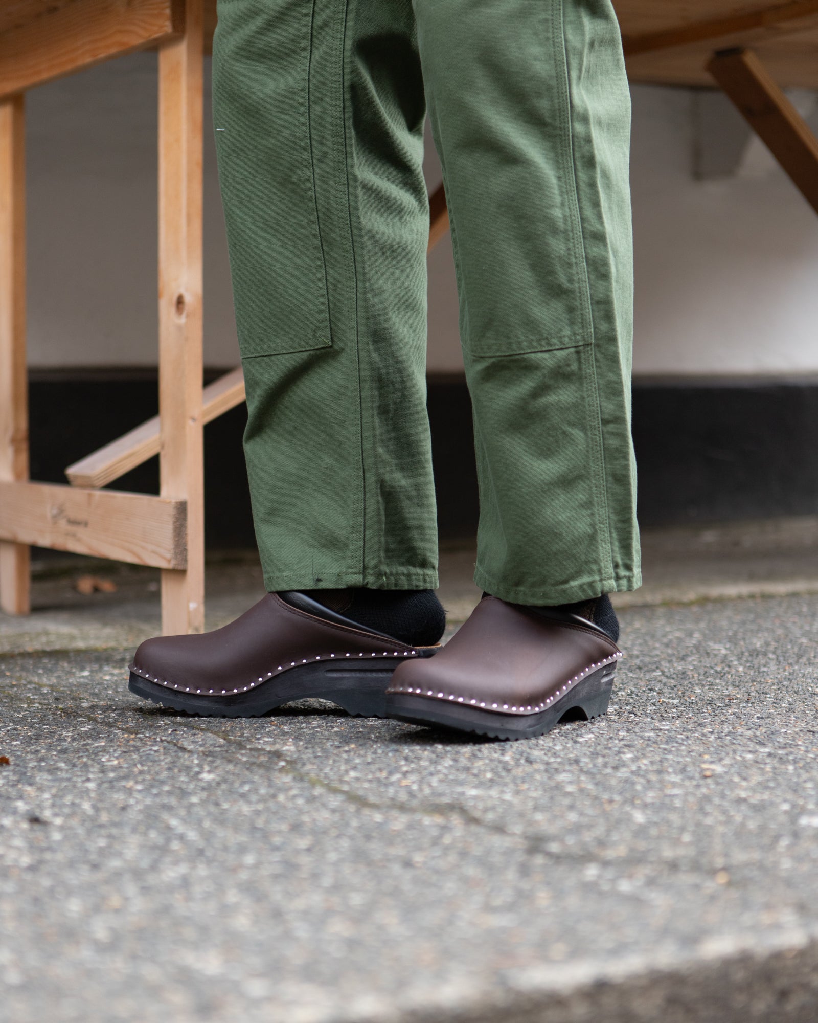 'Monet' Clog – Brown Nubuck