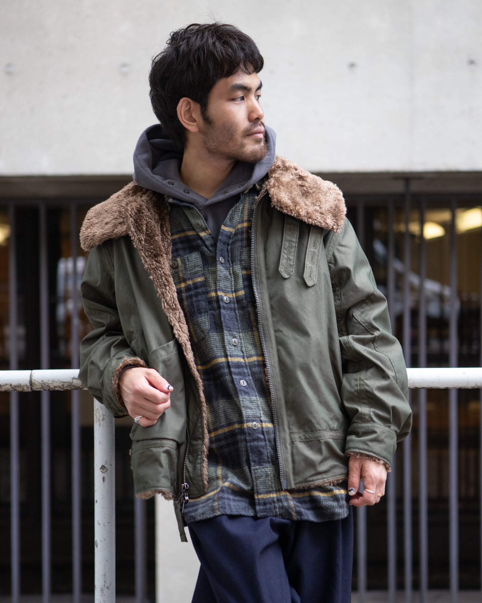 B3 Jacket – Olive CP Weather Poplin