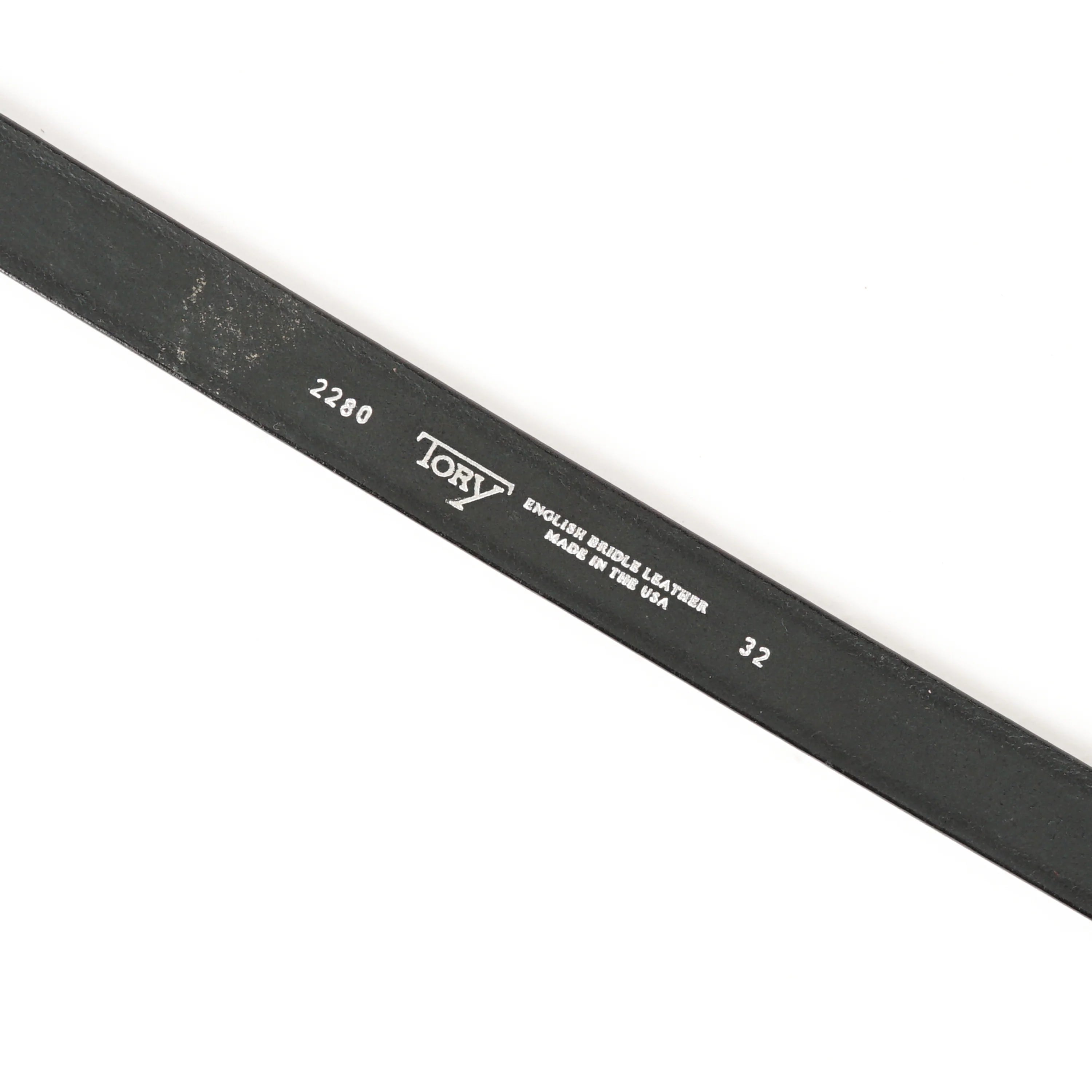 Nickel Hoof Pick Buckle Belt – Black