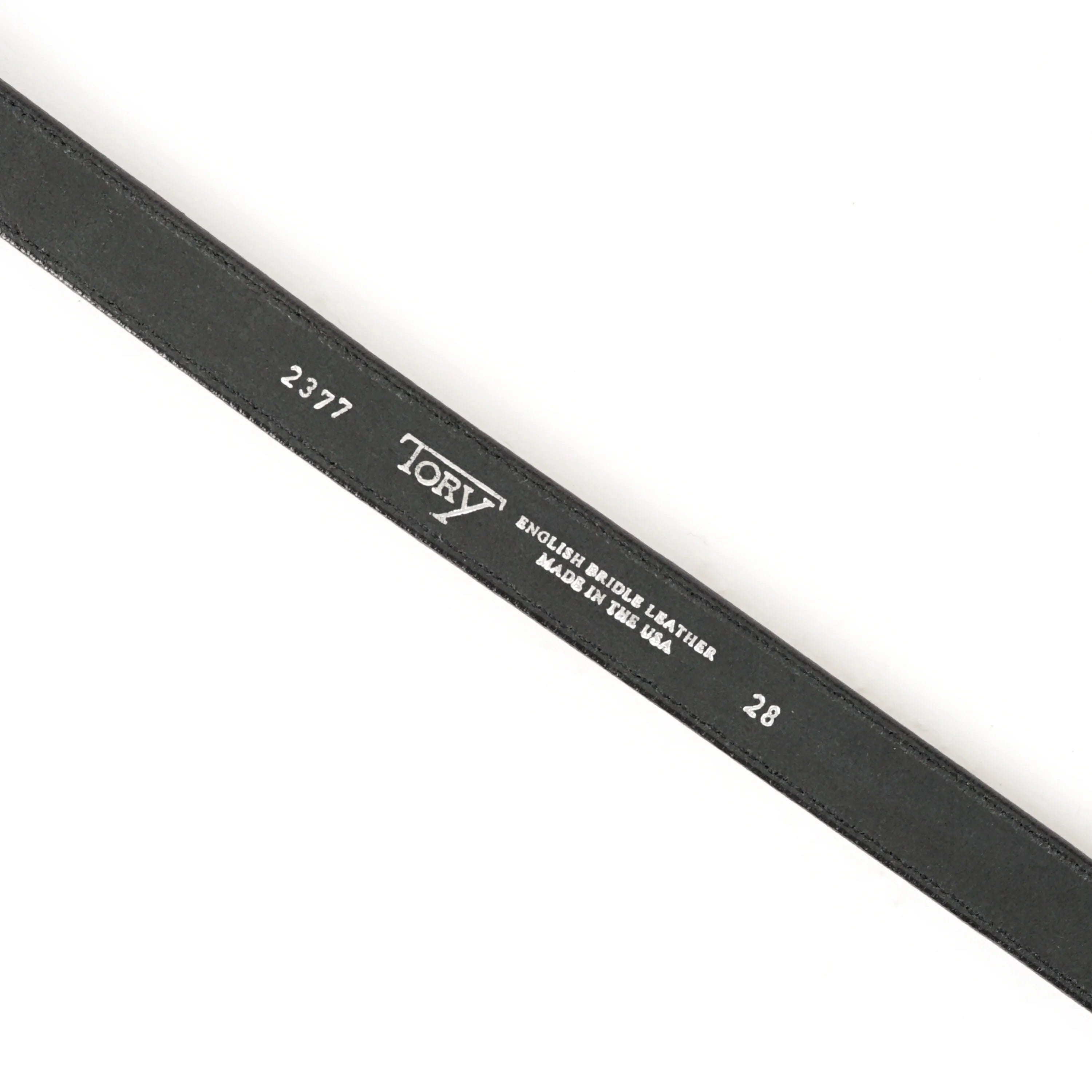 1" Clincher Belt – Black/Silver