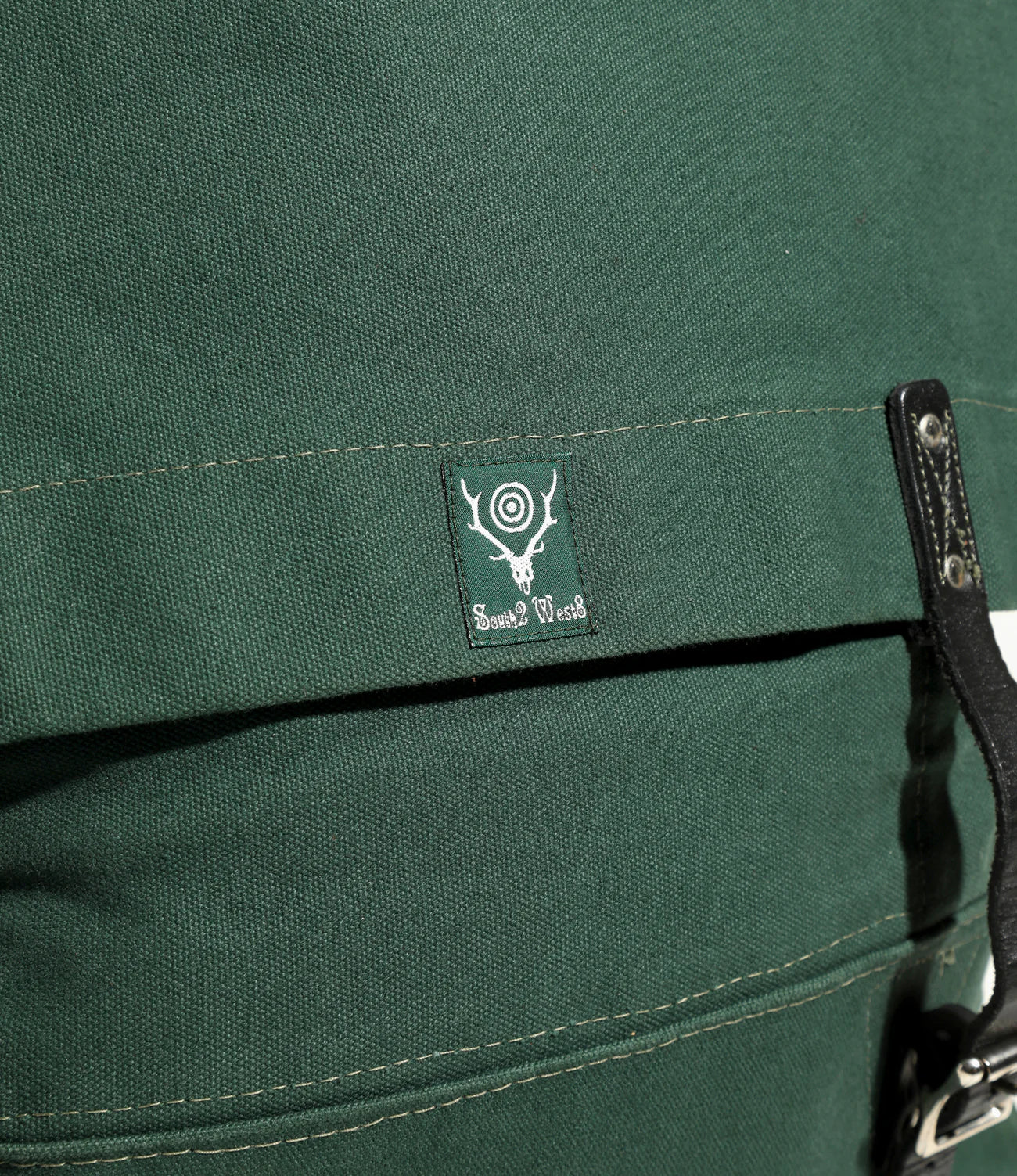 South2 West8 18oz Canvas Trek Pack - Hunter Green | Nepenthes London