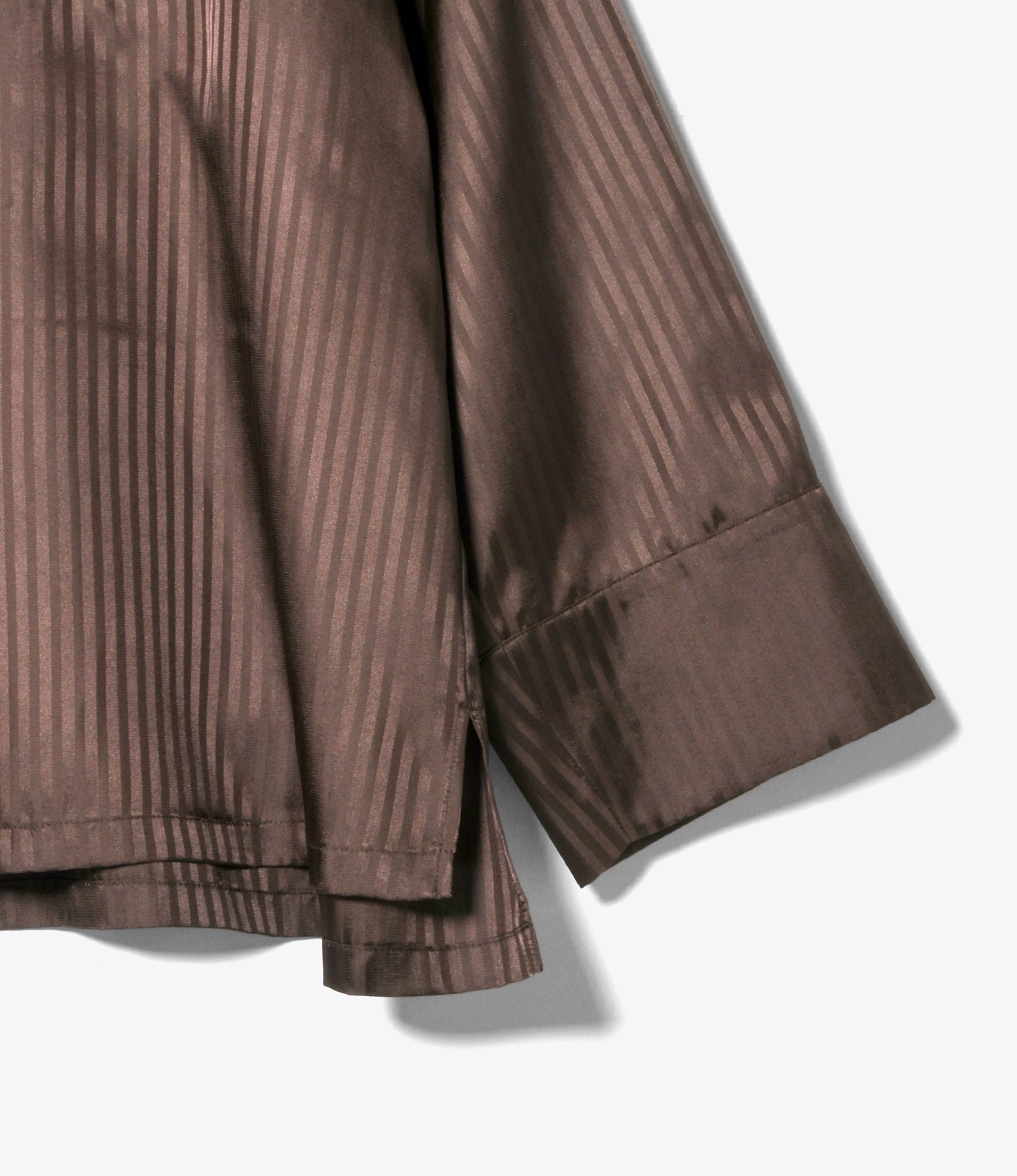 PJ's Shirt – Brown Jacquard