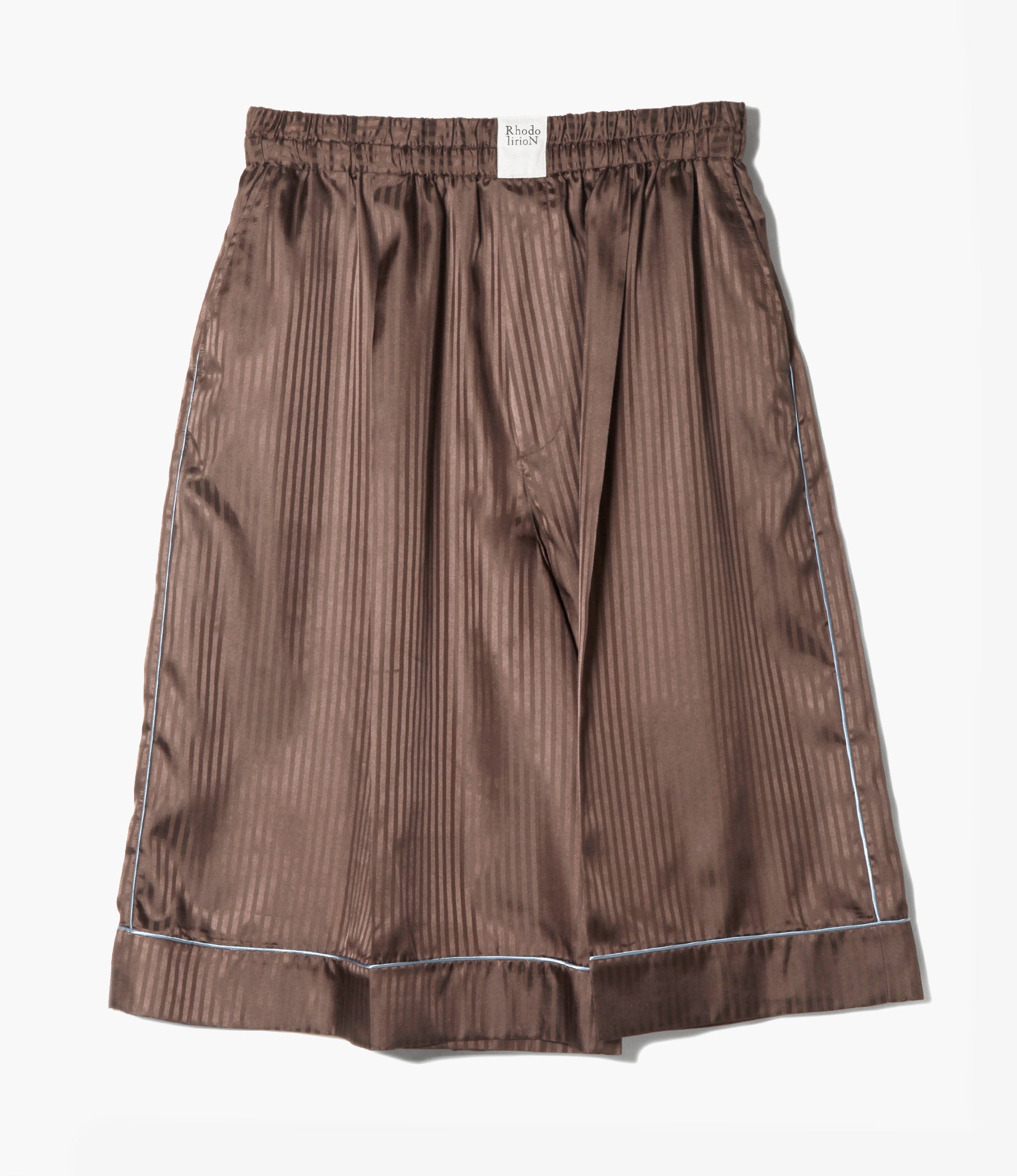 Three Quarters PJ's Pant – Brown Jacquard