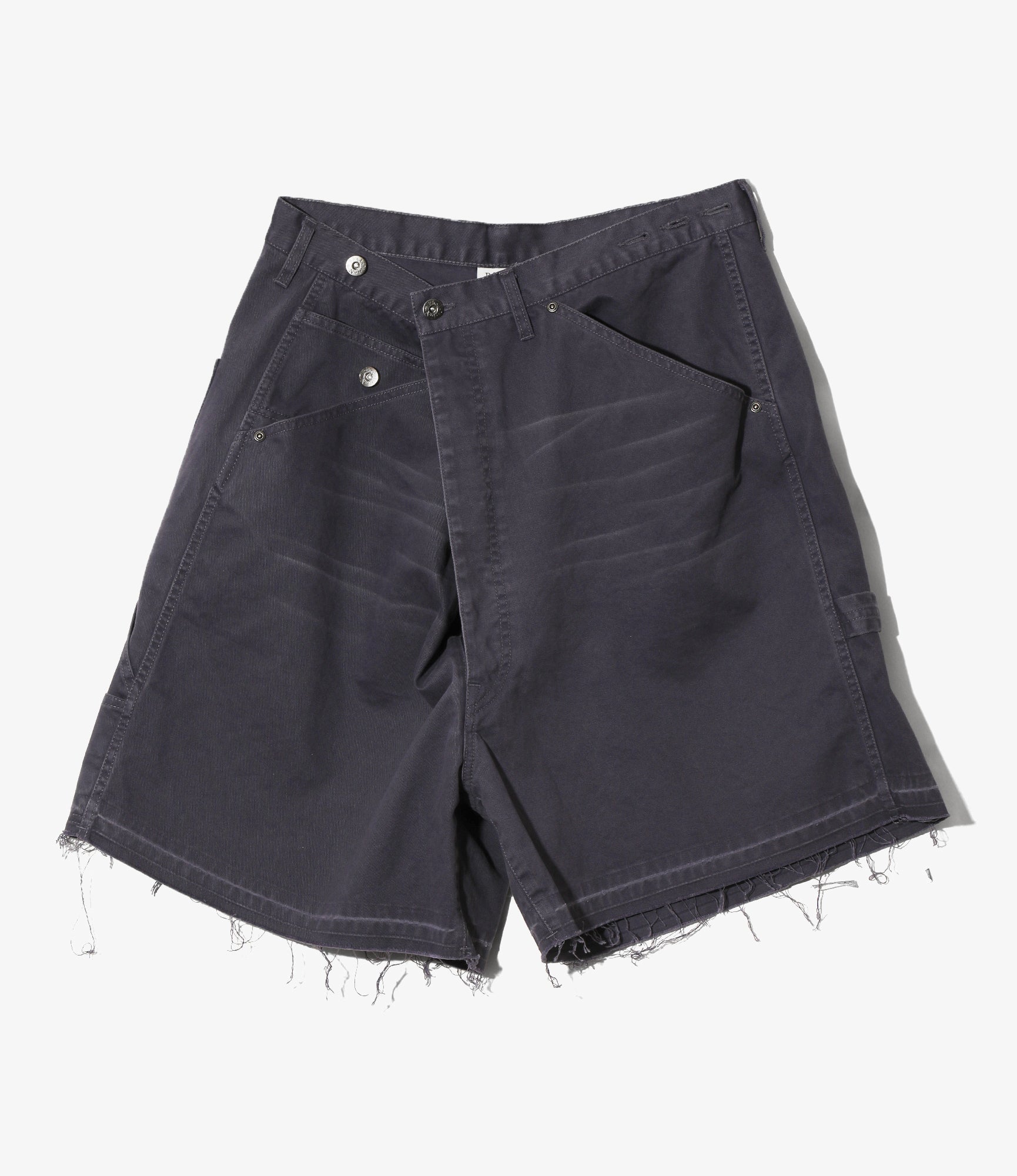 Painter Huge Shorts - Navy Sulfur Dyed Twill