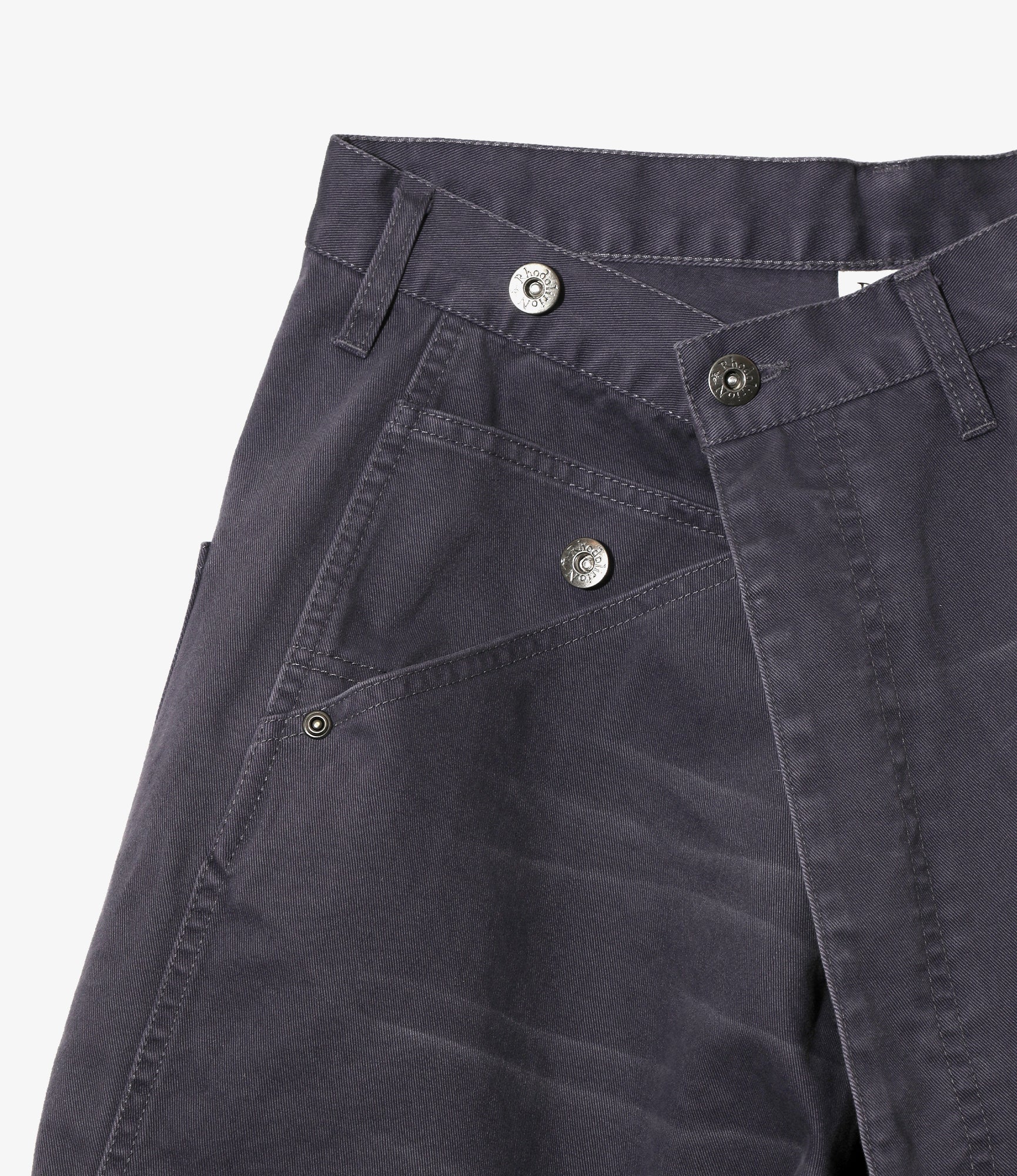 Painter Huge Shorts - Navy Sulfur Dyed Twill
