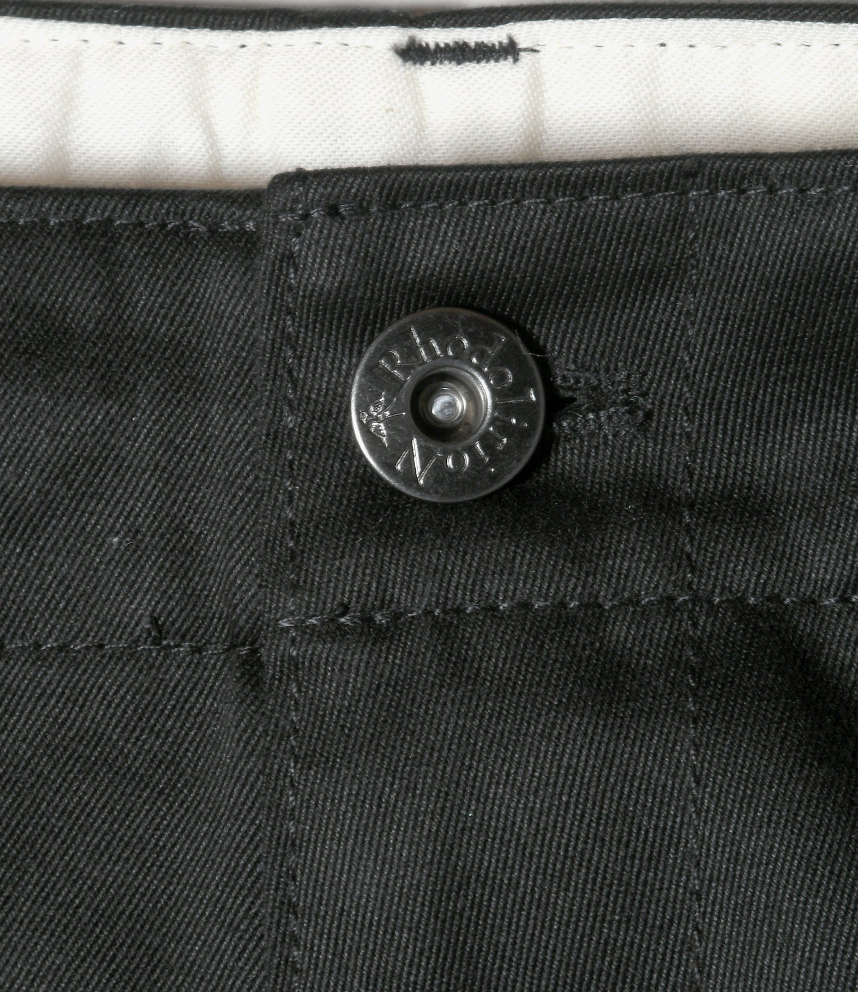 90’Loose Straight Pant - Black Chino Cloth